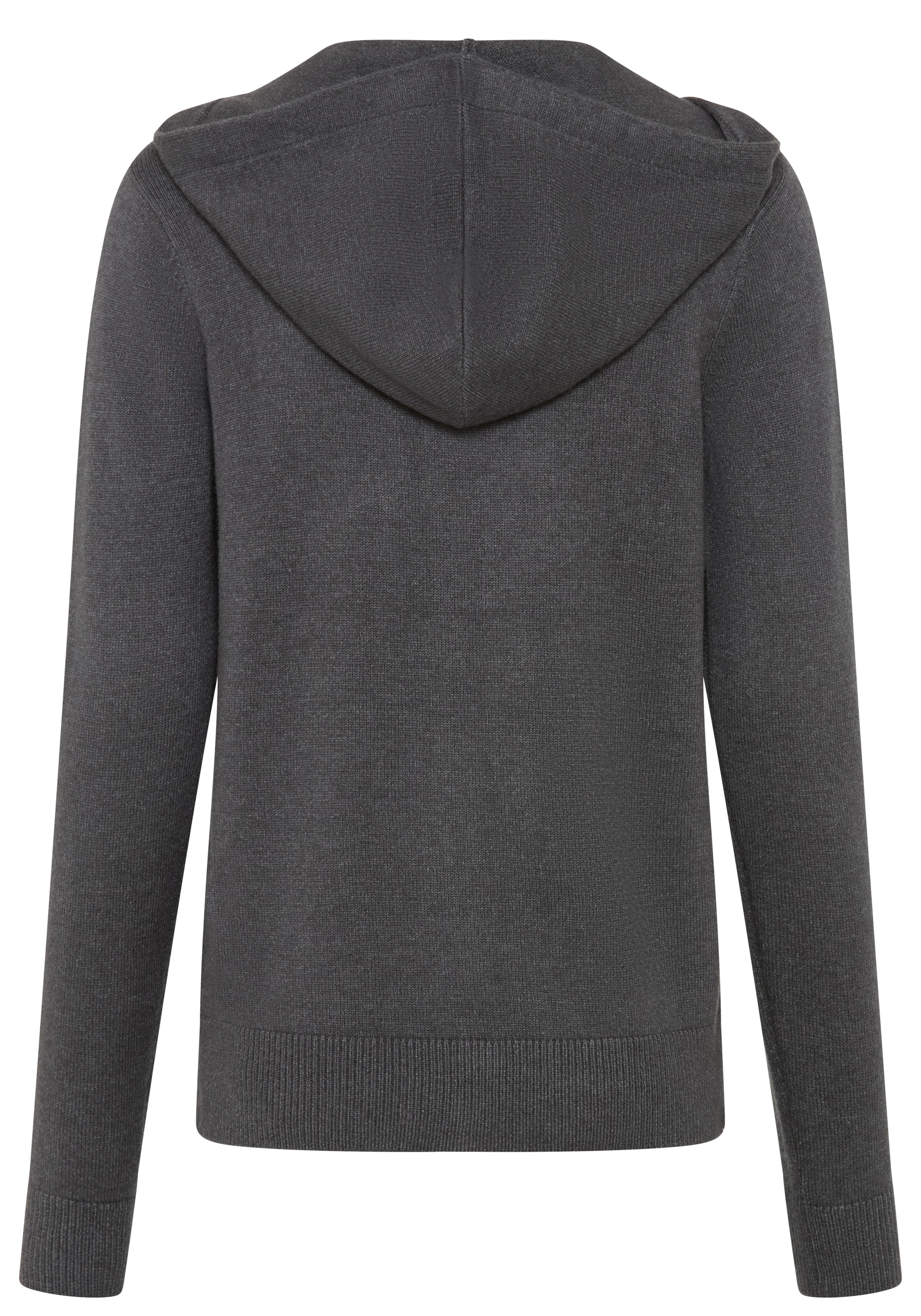 Flashlights Kapuzenstrickjacke »mit Kapuze und Kordelzug, lässig geschnitten« aus weicher Viskosemischung mit Knopfleiste