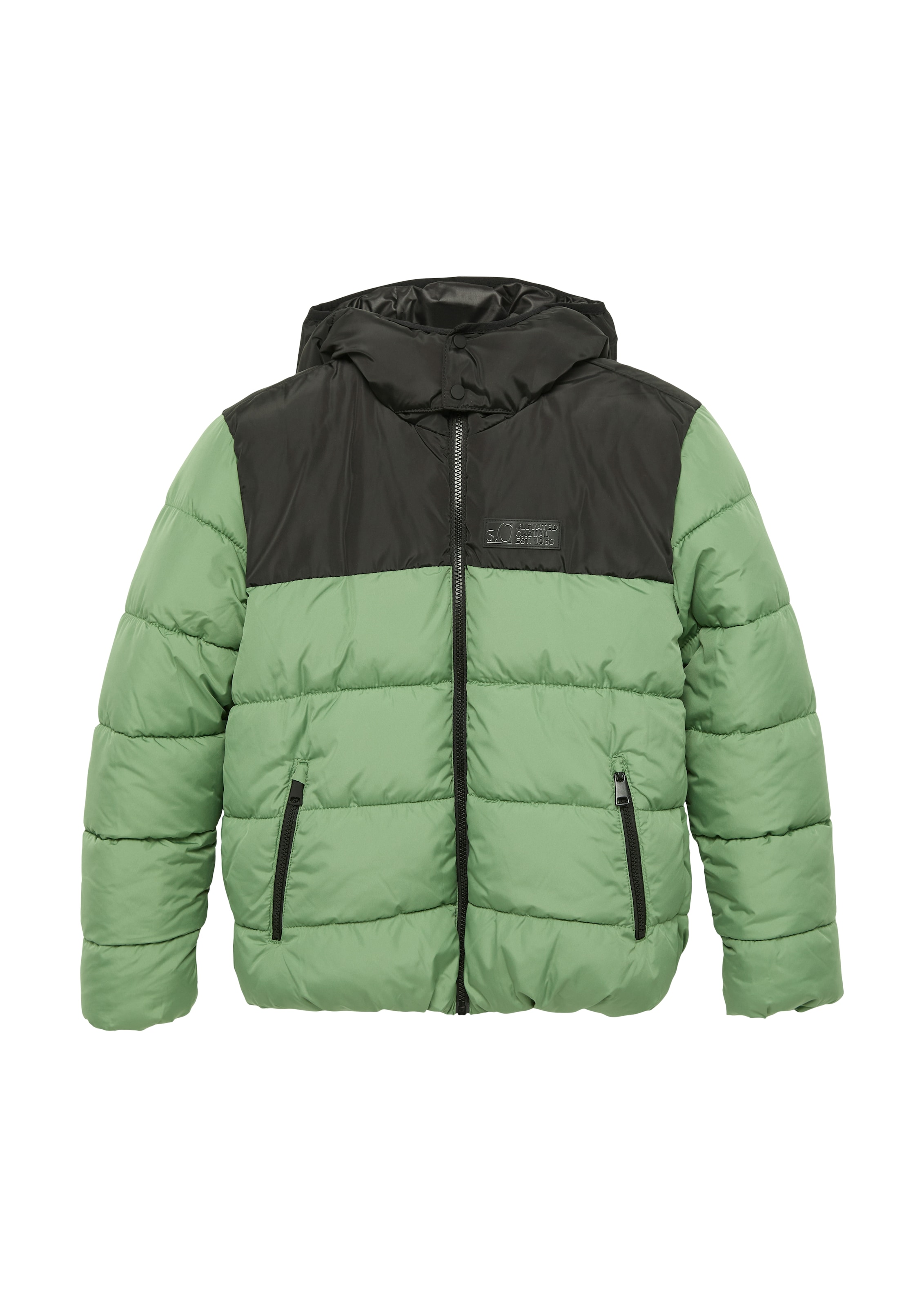 s.Oliver Junior Outdoorjacke, mit Kapuze, mit Kapuze