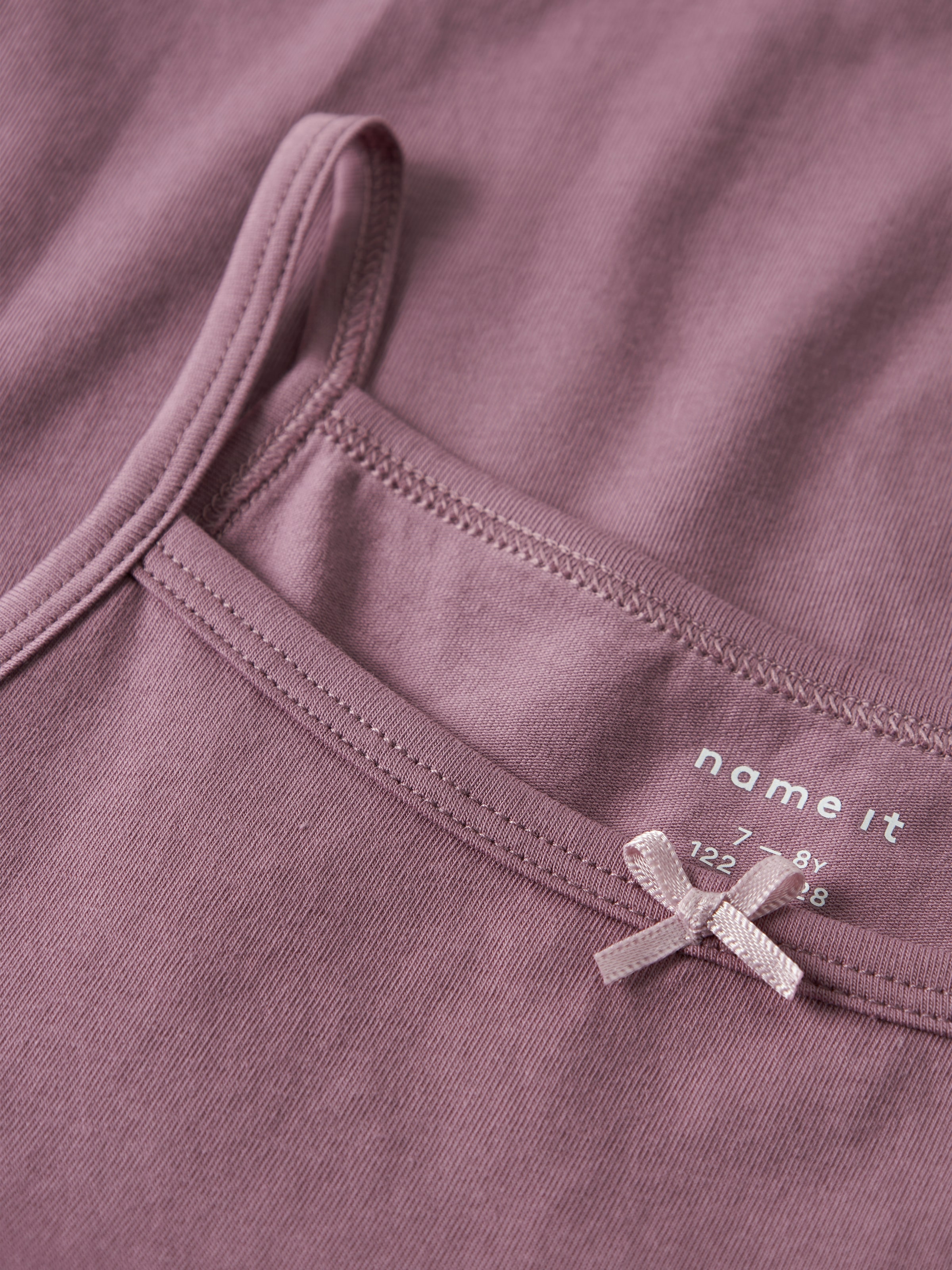 Name It Unterhemd »NKFSTRAP für Mädchen mit Stretchkomfort im 4er-Pack« Packung, 4 Stk. bedruckt, casual, regular fit, Baumwollmischung, Rundhals