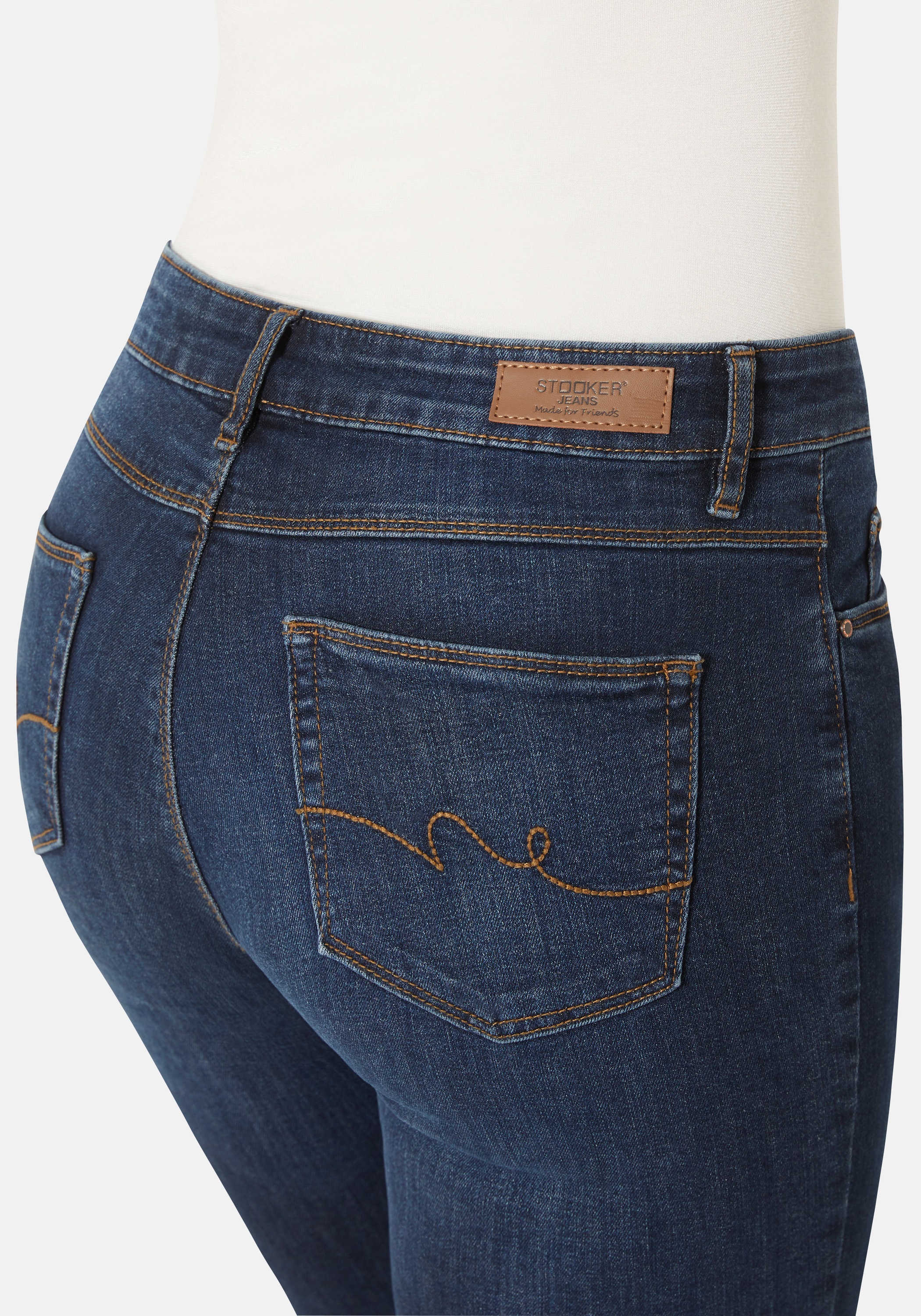 STOOKER WOMEN 5-Pocket-Jeans »Zermatt Denim Straight Fit Jeans« Straight Fit Casual Clean Wash Denim Jeans für Damen
