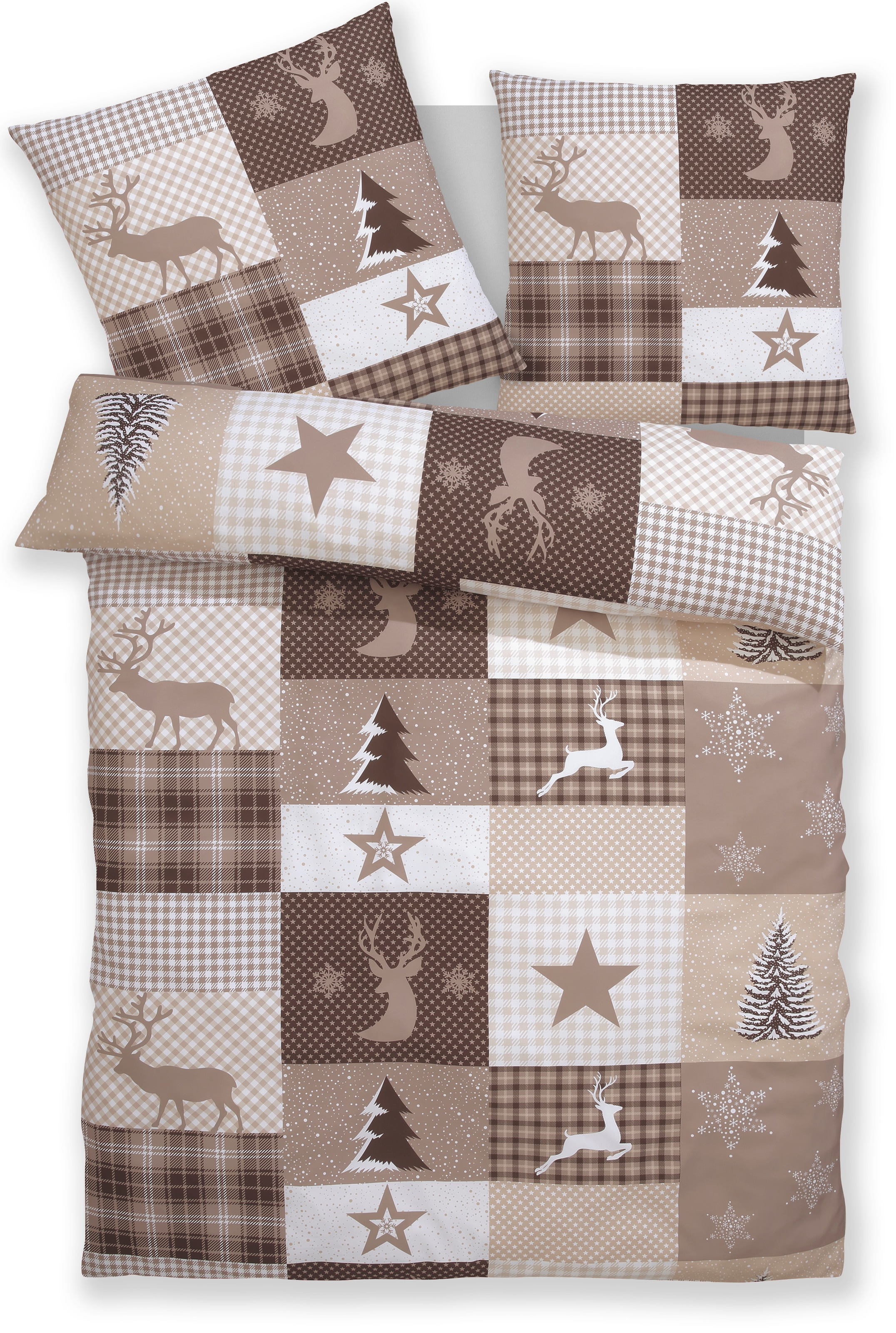 Home affaire Bettwäsche »Nicholas«, Weihnachtsbettwäsche, Winter