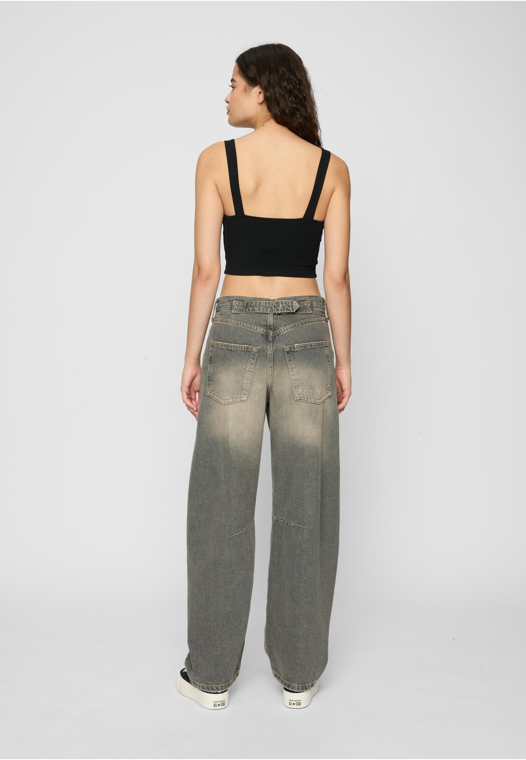 URBAN CLASSICS T-Shirt »Urban Classics Damen Ladies Cropped Top 2-Pack« 1 Stk.