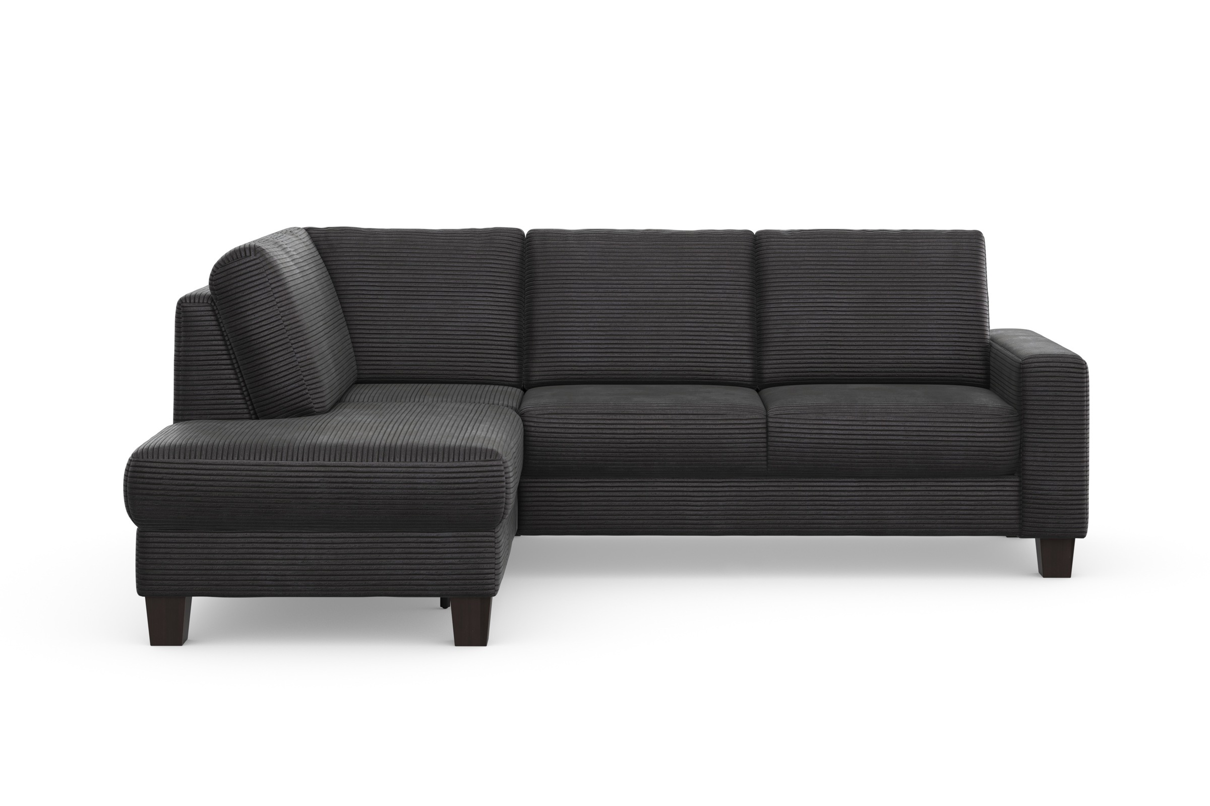 Home affaire Ecksofa »Summer L-Form«, mit Ottomane, mit oder ohne Bettfunktion und Bettkasten, Cord-Bezug