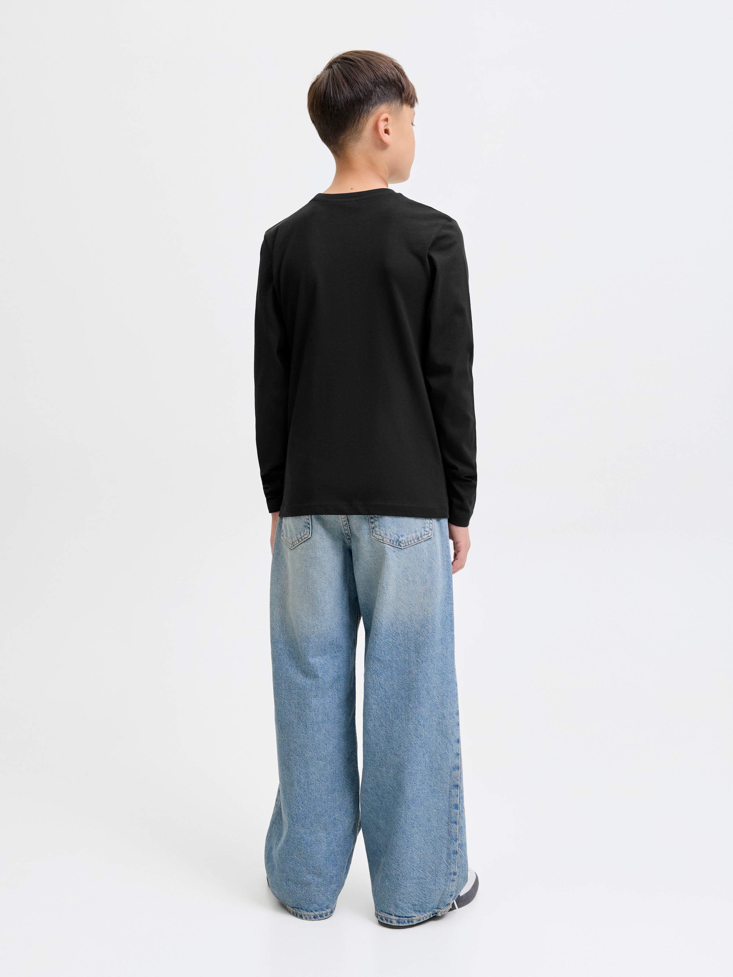 Jack & Jones Junior Langarmshirt »JJGEPLAS TEE LS CREW NECK JNR«