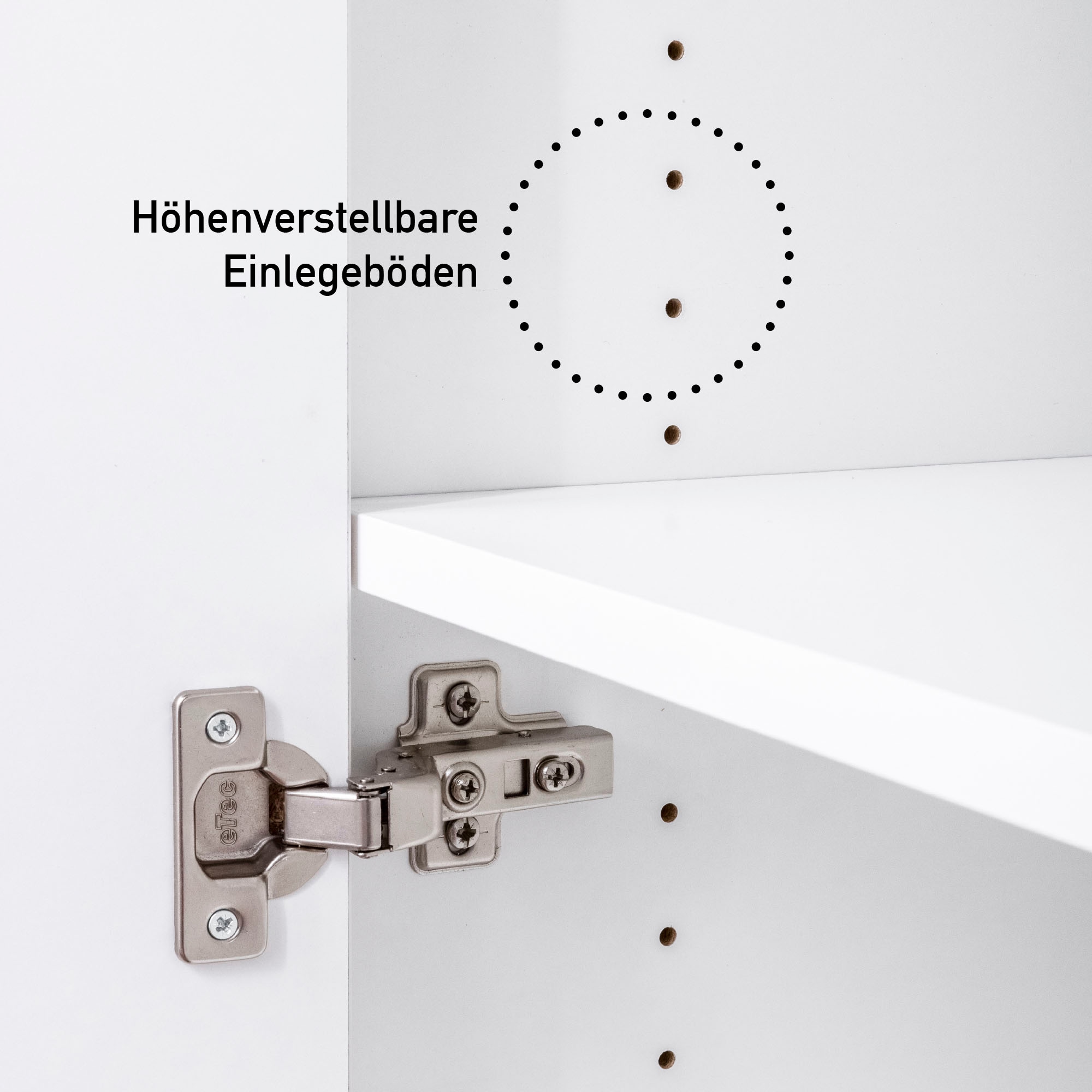 Inter Link Mehrzweckschrank-Set »Norela, Modulares Waschmaschinen-Set mit Hochschrank & Stauraum« 6 Stk. tlg.