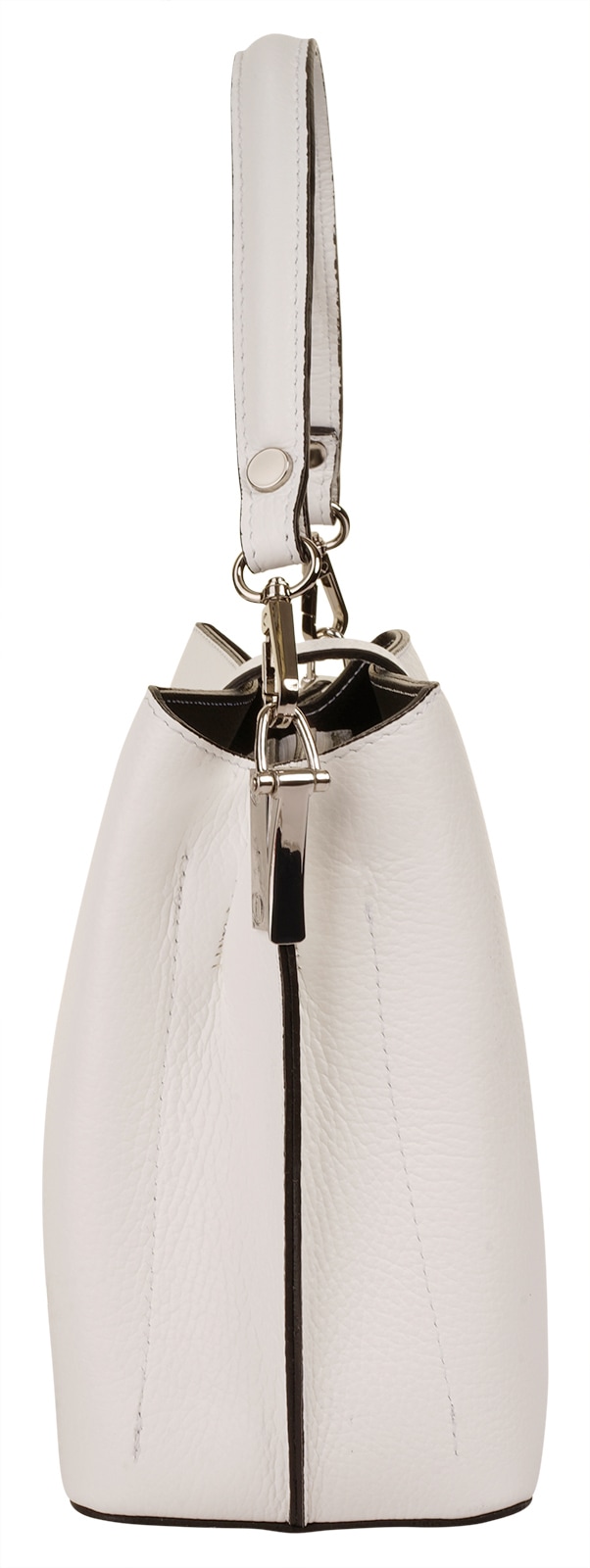 Cluty Henkeltasche, echt Leder, Made in Italy