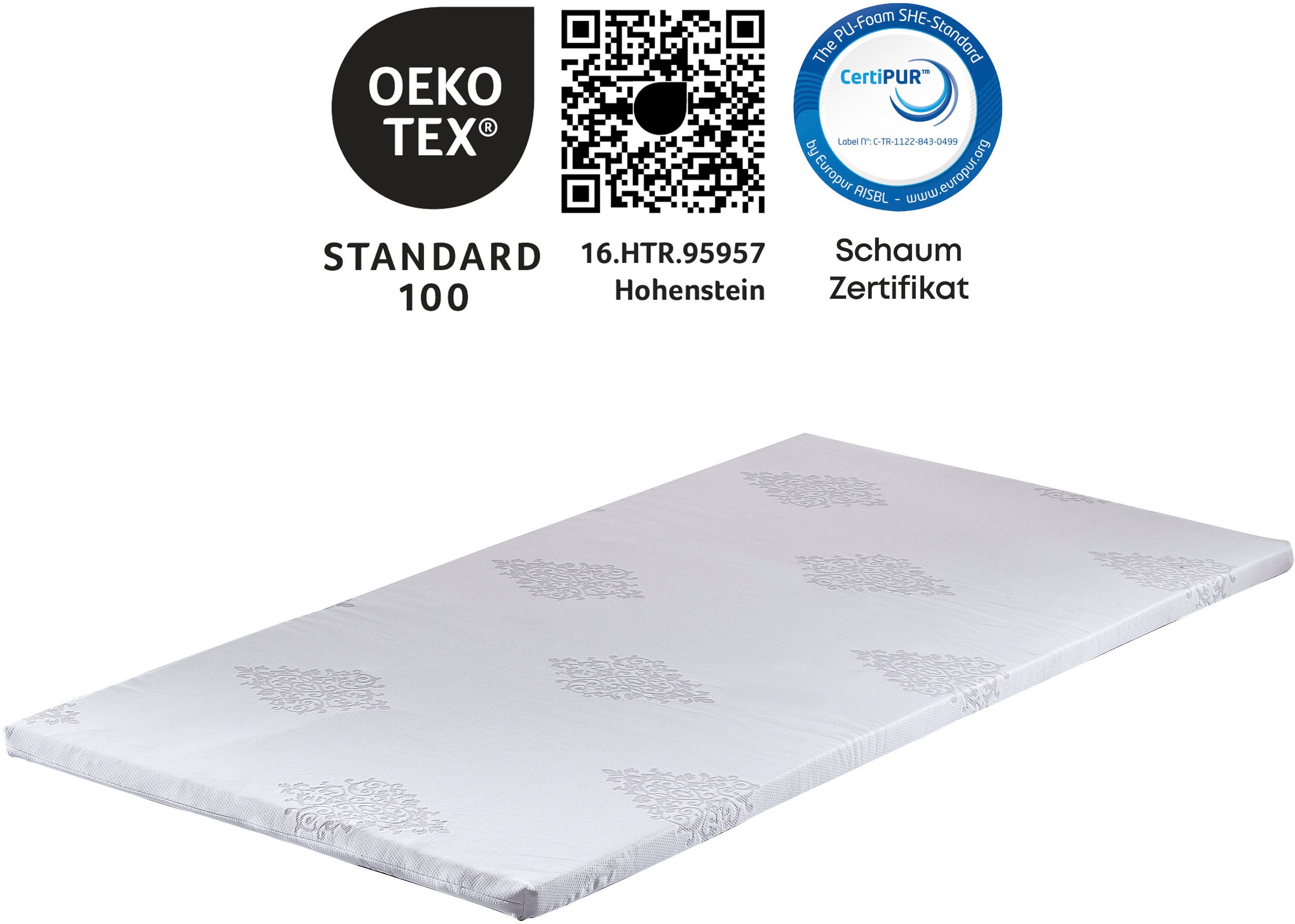 Yatas Bedding Topper »Topper Visco, Topper 90x200, 200x200 cm & weitere Grö günstig online kaufen