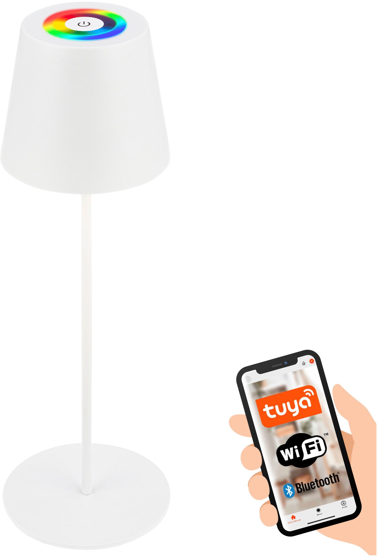 Briloner Leuchten Akku LED-Tischleuchte »Coloris« günstig online kaufen