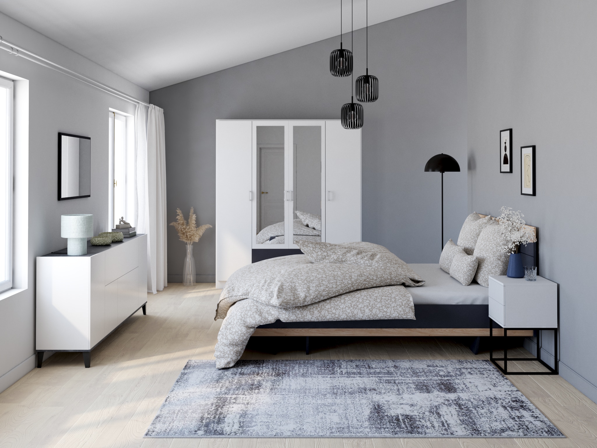 INOSIGN Wandspiegel »Astral« der Spiegel ist umkehrbar, Breite 55,5 cm