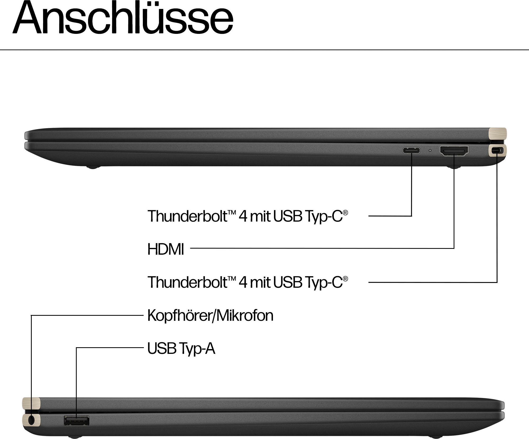 HP Convertible Notebook »Spectre 16-aa0078ng«, 40,6 cm, / 16 Zoll, Intel, Core Ultra 7, GeForce RTX 4050, 2000 GB SSD