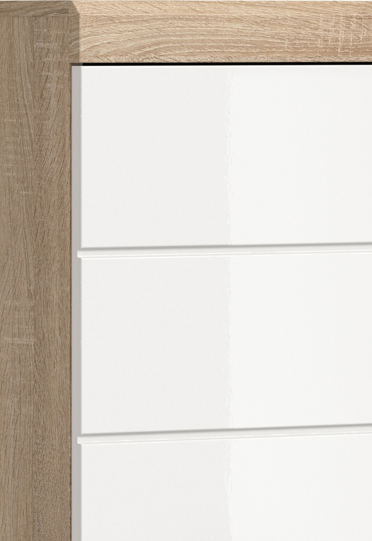 INOSIGN Badmöbel-Set »Siena, 4 teilig, bestehend aus:«, (Set), Waschbeckenunterschrank, Spiegel, Unterschrank, Hängeschrank