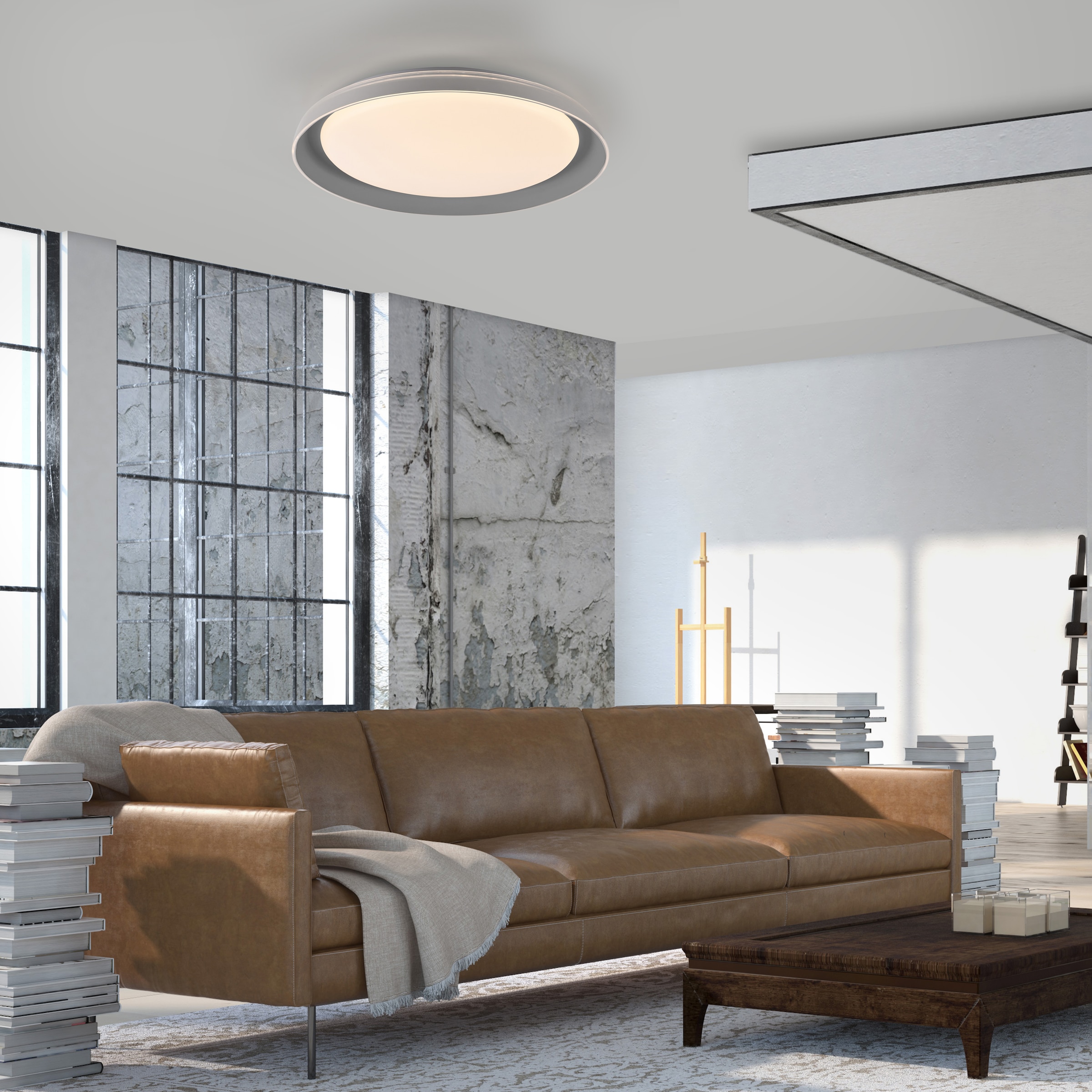 JUST LIGHT Deckenleuchte »SATI«, 1 flammig, Leuchtmittel LED-Board | LED fest integriert, LED, dimmbar, Switchmo, Memory, nach Trennung vom Netz