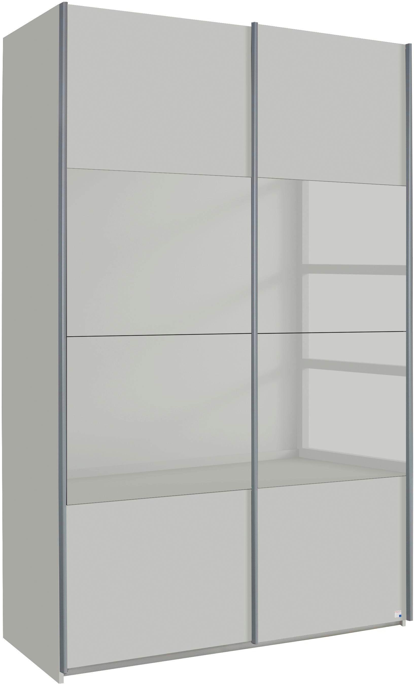 rauch Schwebetürenschrank »Quadra Bestseller Schlafzimmerschrank in vielen Breiten«, Kleiderschrank Garderobenschrank Schrank mit Glaselementen