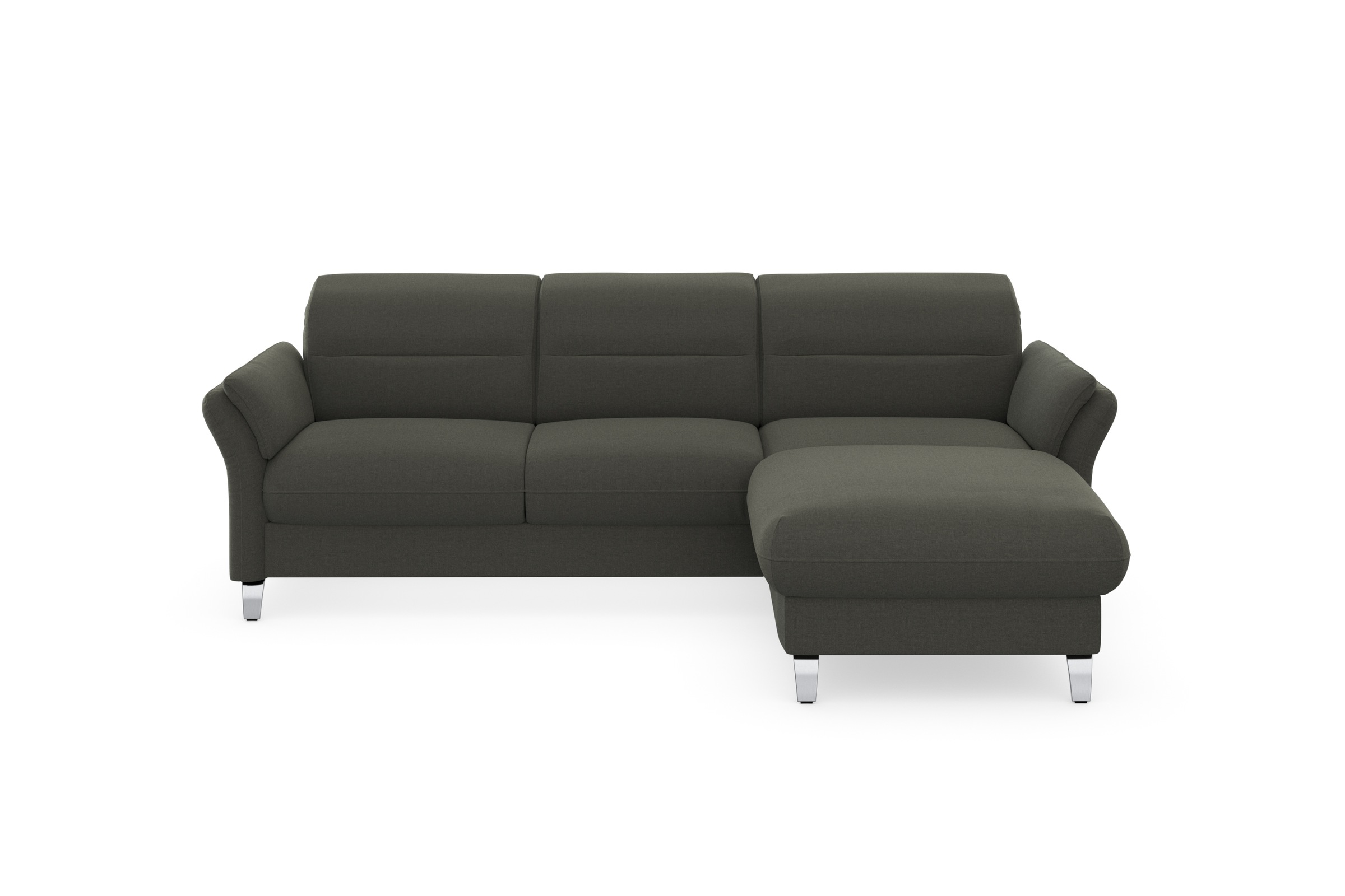 sit&more Ecksofa »Grenoble L-Form mit Federkern«, wahlweise mit Bettfunktio günstig online kaufen