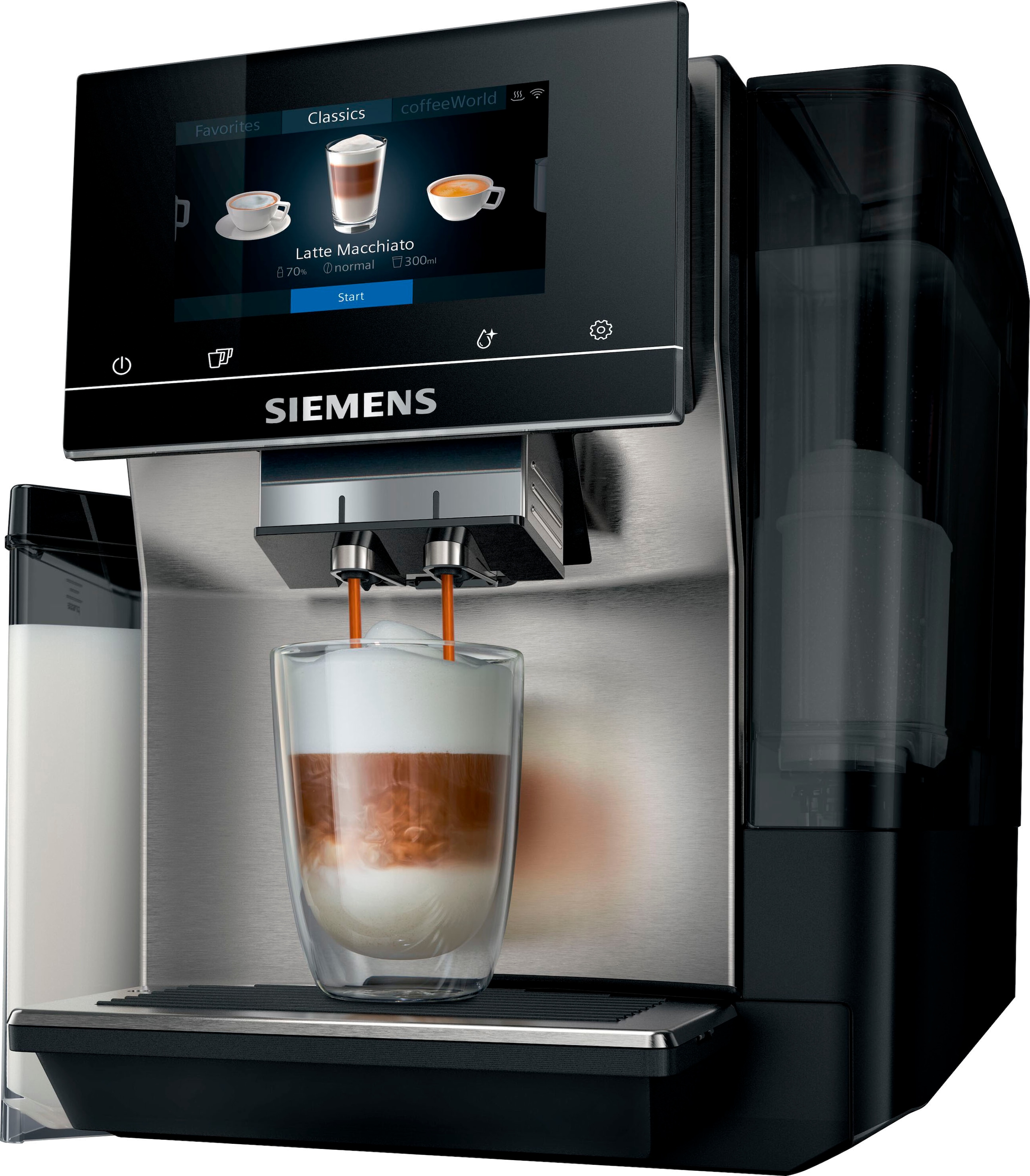 SIEMENS Kaffeevollautomat »EQ.700 integral - TQ707D03«, bis 30 individuelle Kaffee-Favoriten Full-Touch-Display, bestellen zu