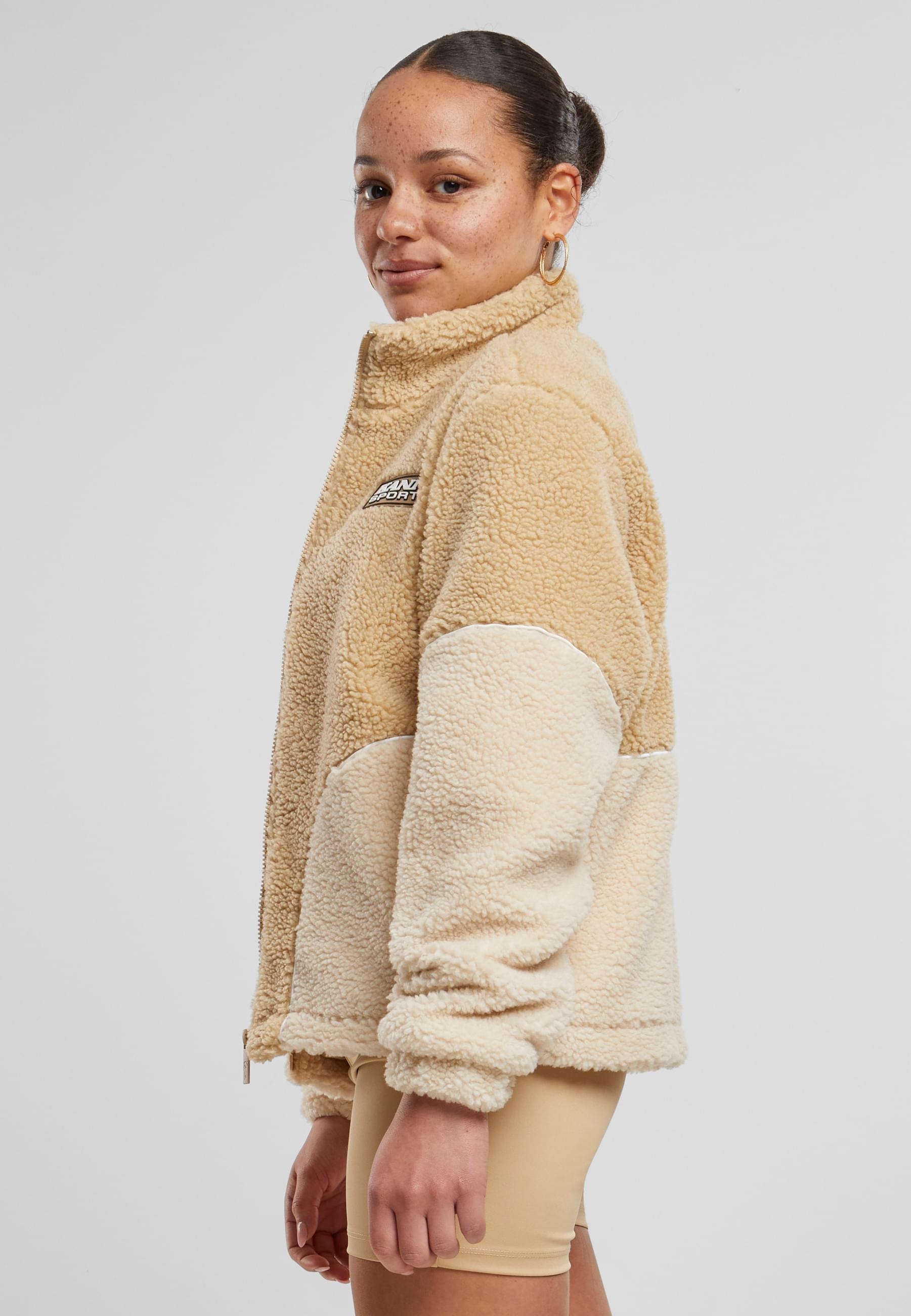 Karl Kani Trainingsjacke »Karl Kani Karl Kani Sport Patch Teddy Block Trackjacket« 1 Stk. tlg. ohne Kapuze