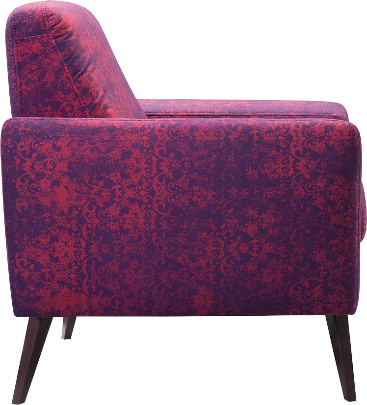 exxpo - sofa fashion Sessel »Side, bequemer Loungesessel mit extravagantem Bezug«