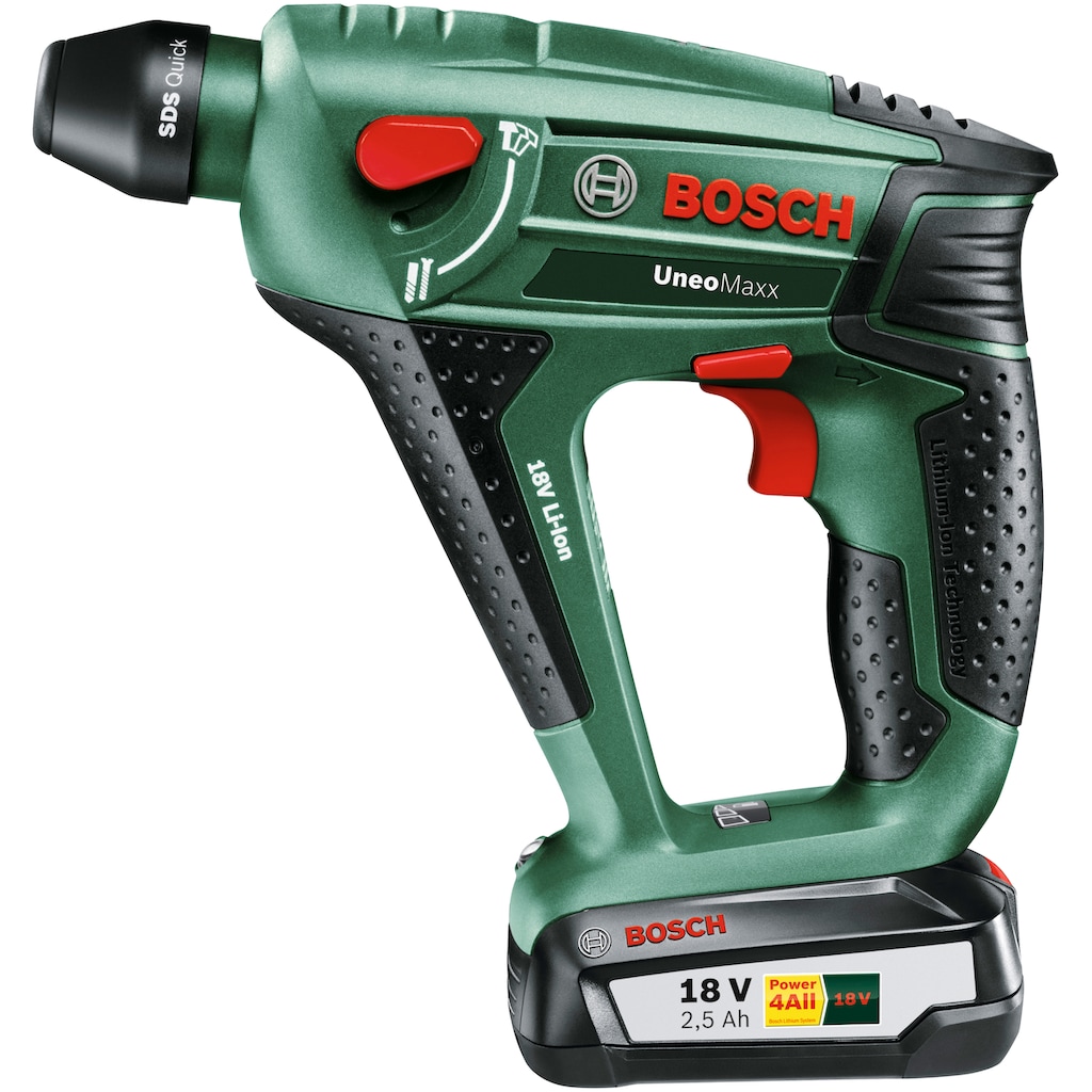 Bosch Home & Garden Akku-Bohrhammer »Uneo Maxx«, (Set)