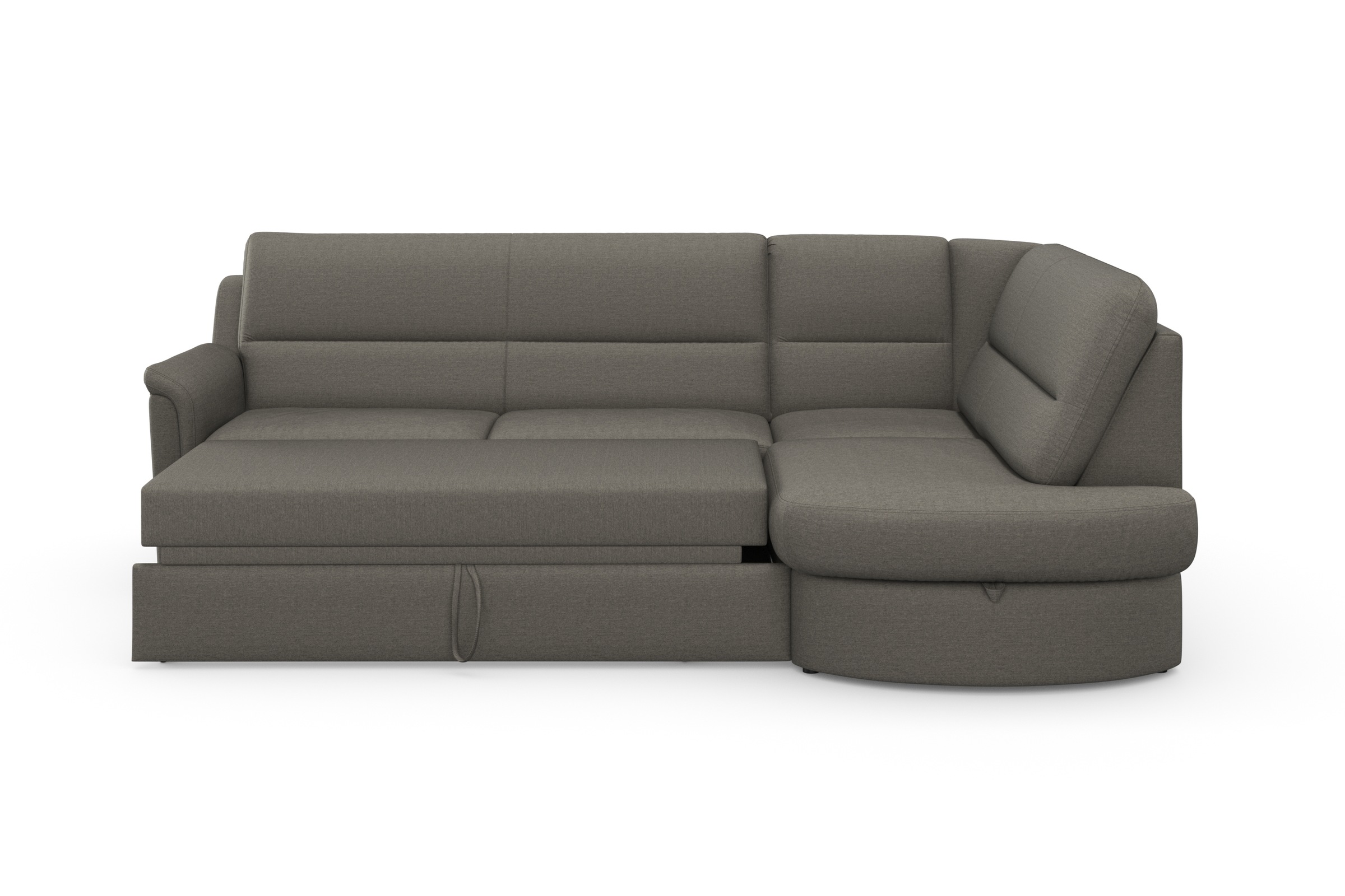 sit&more Ecksofa »Panini L-Form«, wahlweise mit Bettfunktion und Bettkasten