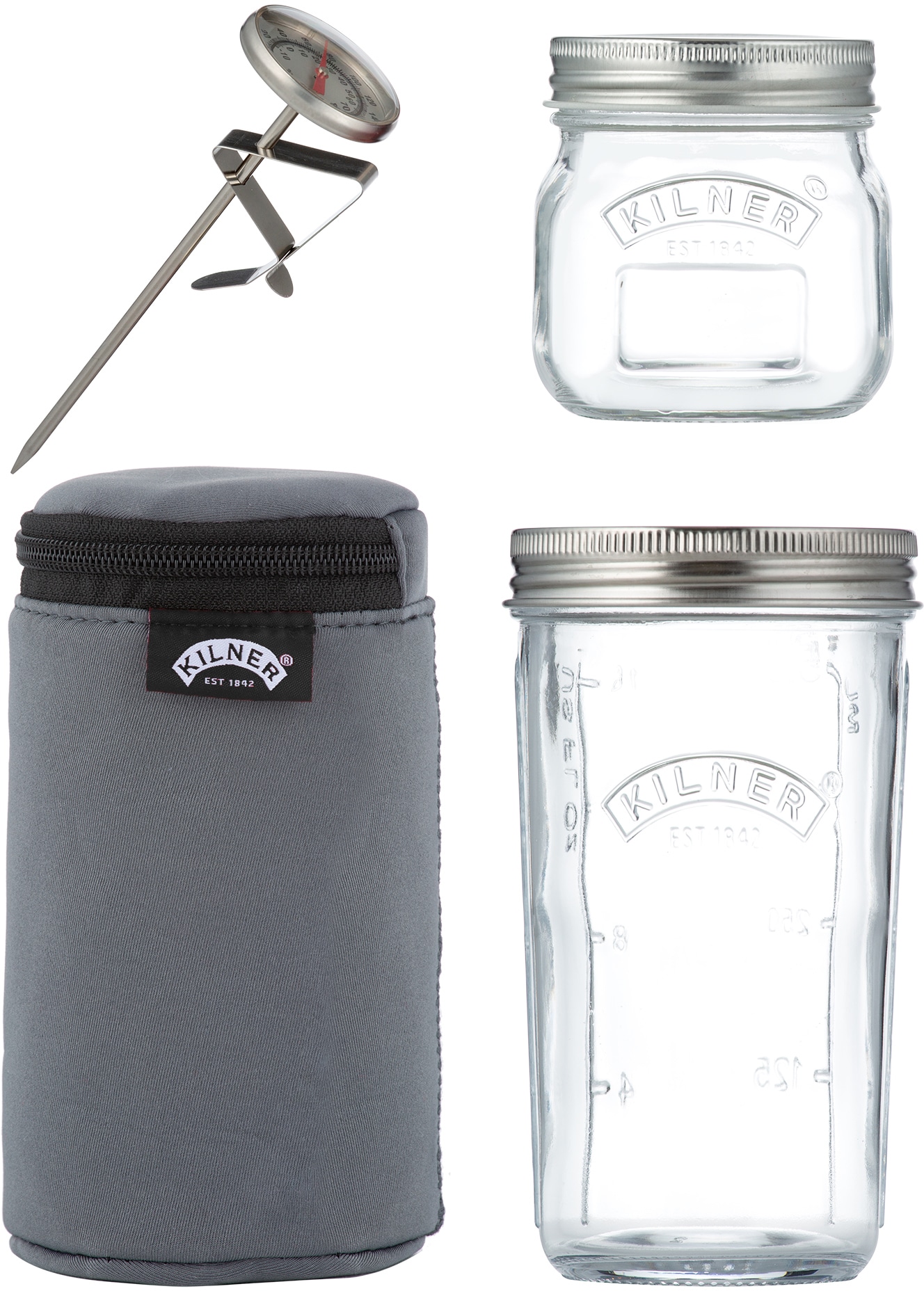 KILNER Aufbewahrungssystem, (Set, 4 tlg.), mit Schraubdeckel, sowie ein The günstig online kaufen