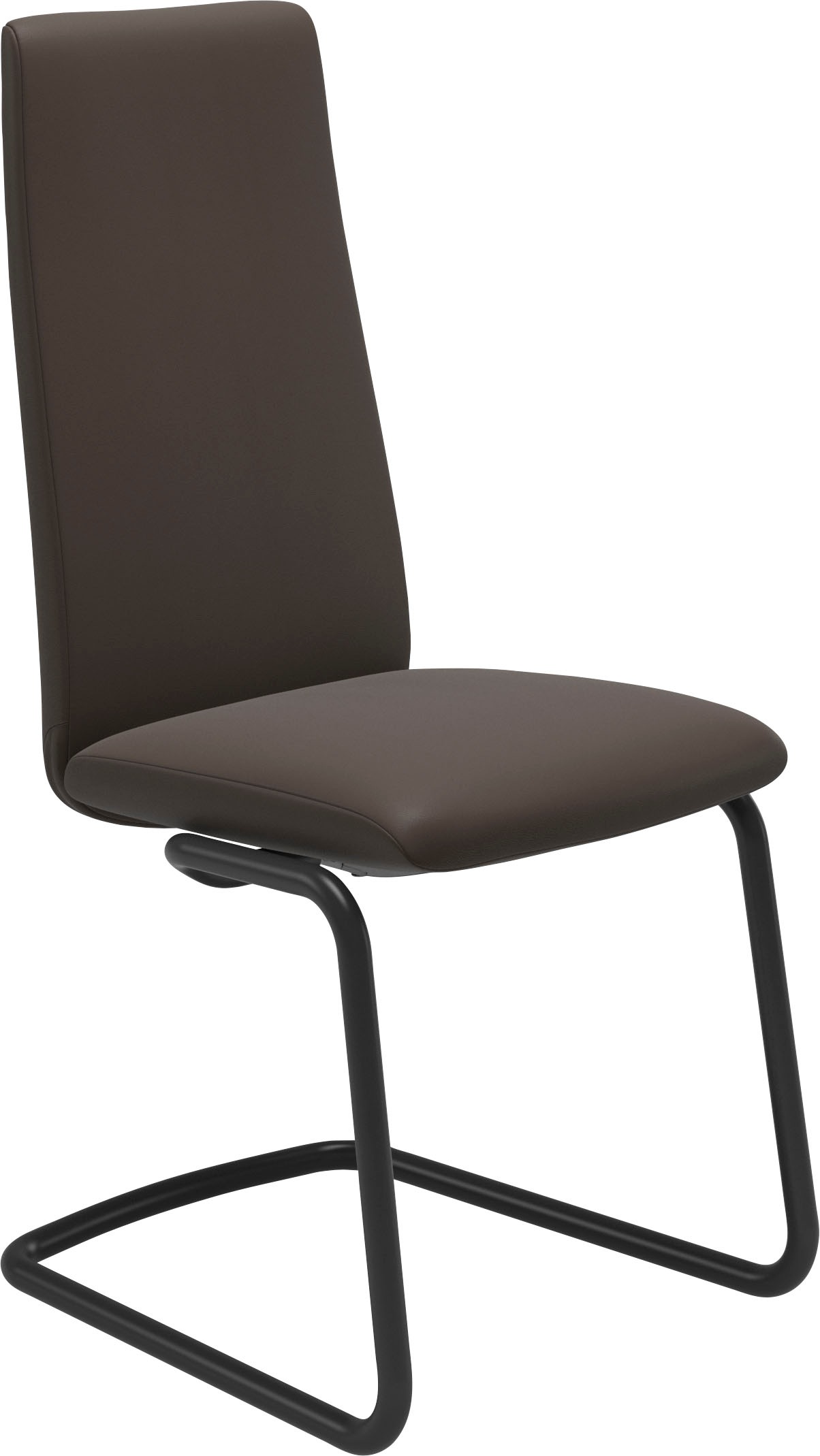 Stressless® Polsterstuhl »Laurel«, Leder BATICK, High Back, Größe M, mit Beinen aus Stahl in Schwarz matt