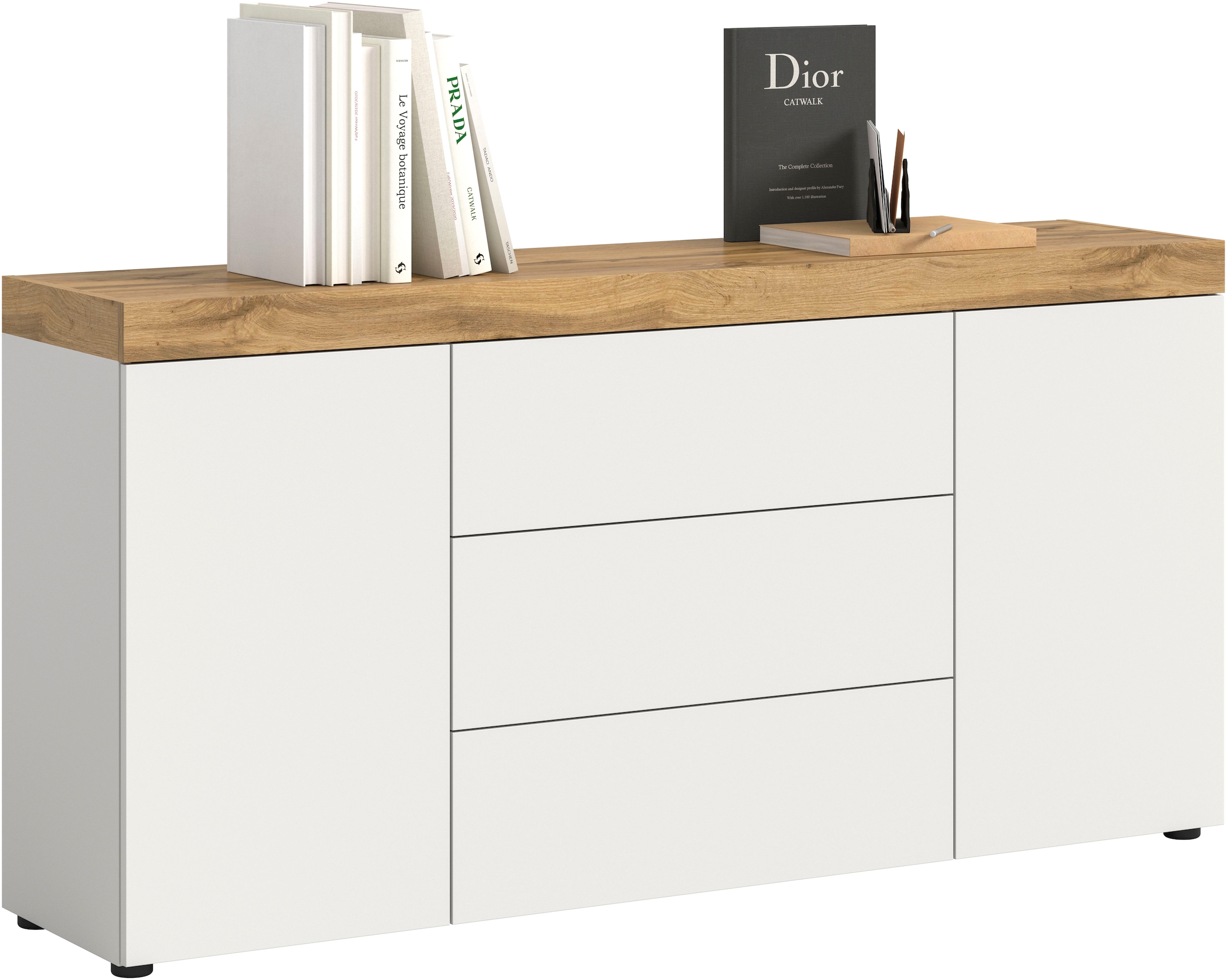OTTO home Sideboard »MAMBO, Breite 160 cm, Höhe 80 cm« 1 Stk. tlg. Kommode, Anrichte, Wohnzimmer, Schlafzimmer