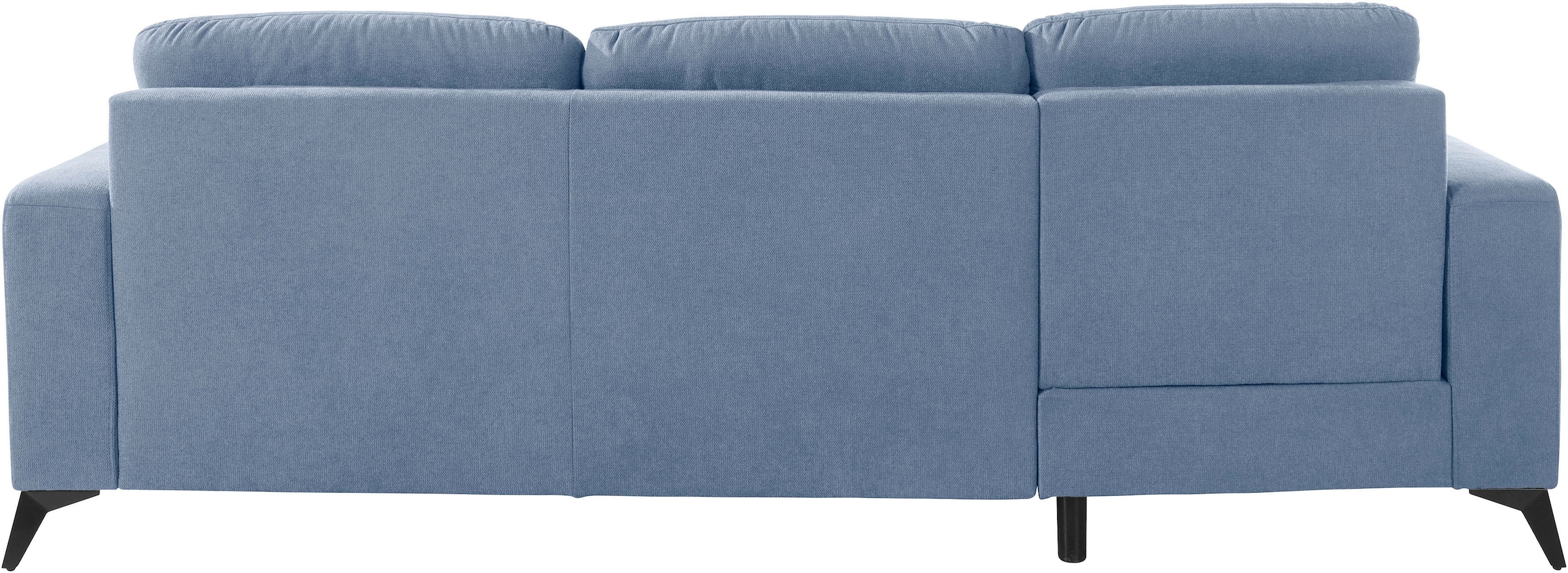 Places of Style Ecksofa »Lolland L-Form«, Wahlweise mit Bettfunktion und Bettkasten, Federkern