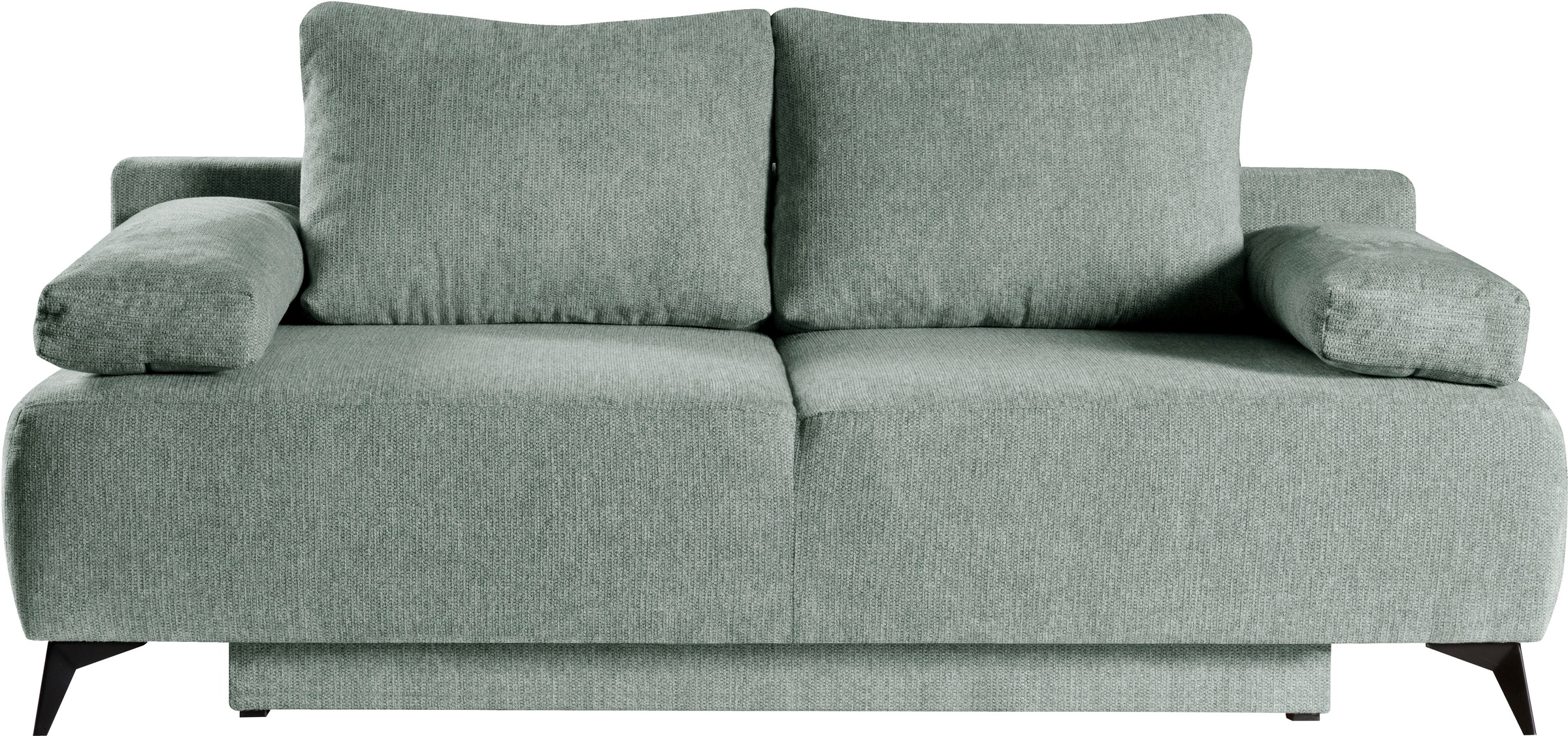 WERK2 Schlafsofa »Viktoria mit Komfortsitz- und Liegehöhe, Breite 200cm,«, bequemes 2-Sitzer Schlafcouch mit Bettkasten