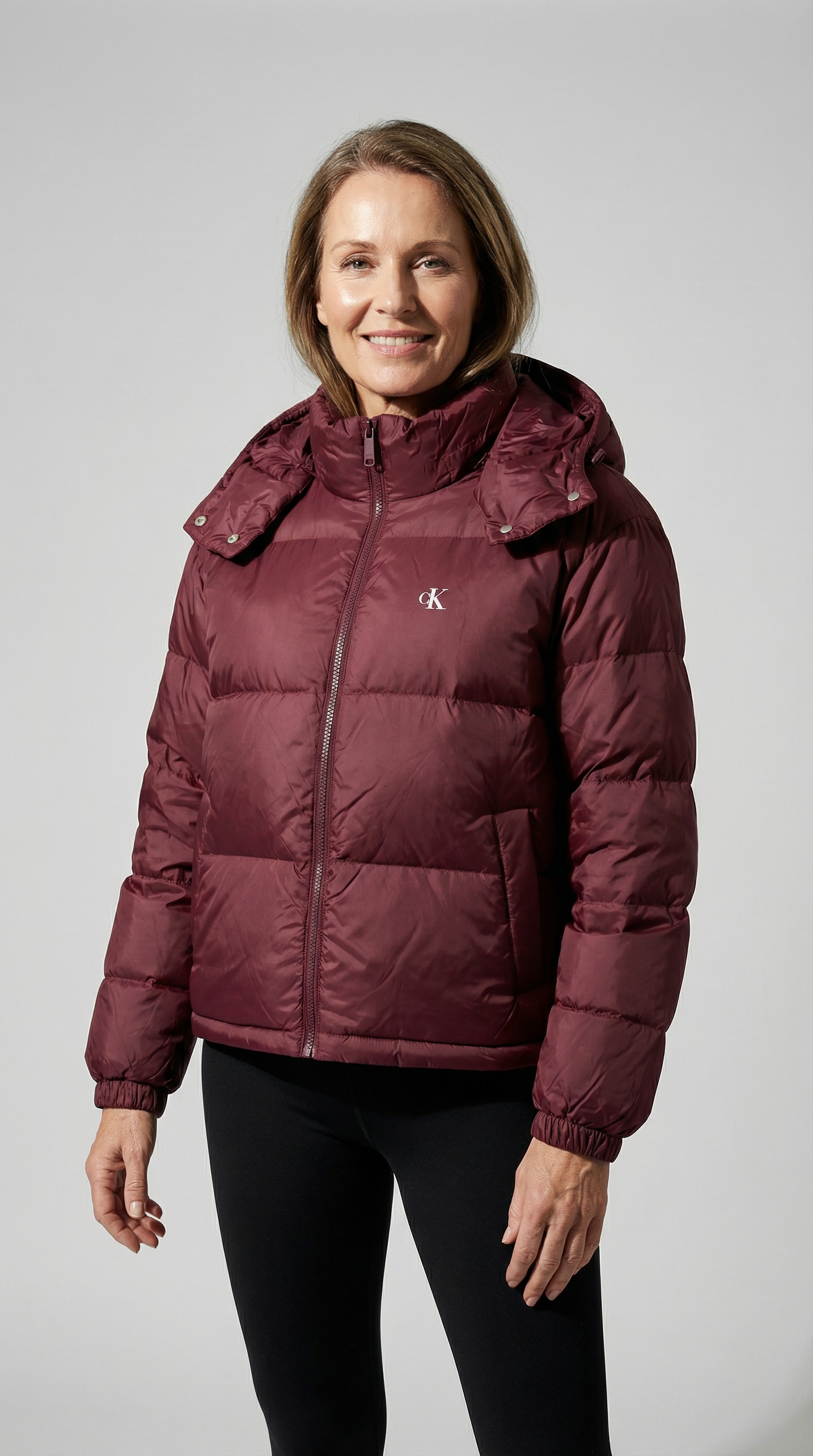 Calvin Klein Jeans Steppjacke »ESSENTIAL MIDWEIGHT PUFFER JACKE« mit Kapuze Mit Rundhalsausschnitt, regular fit
