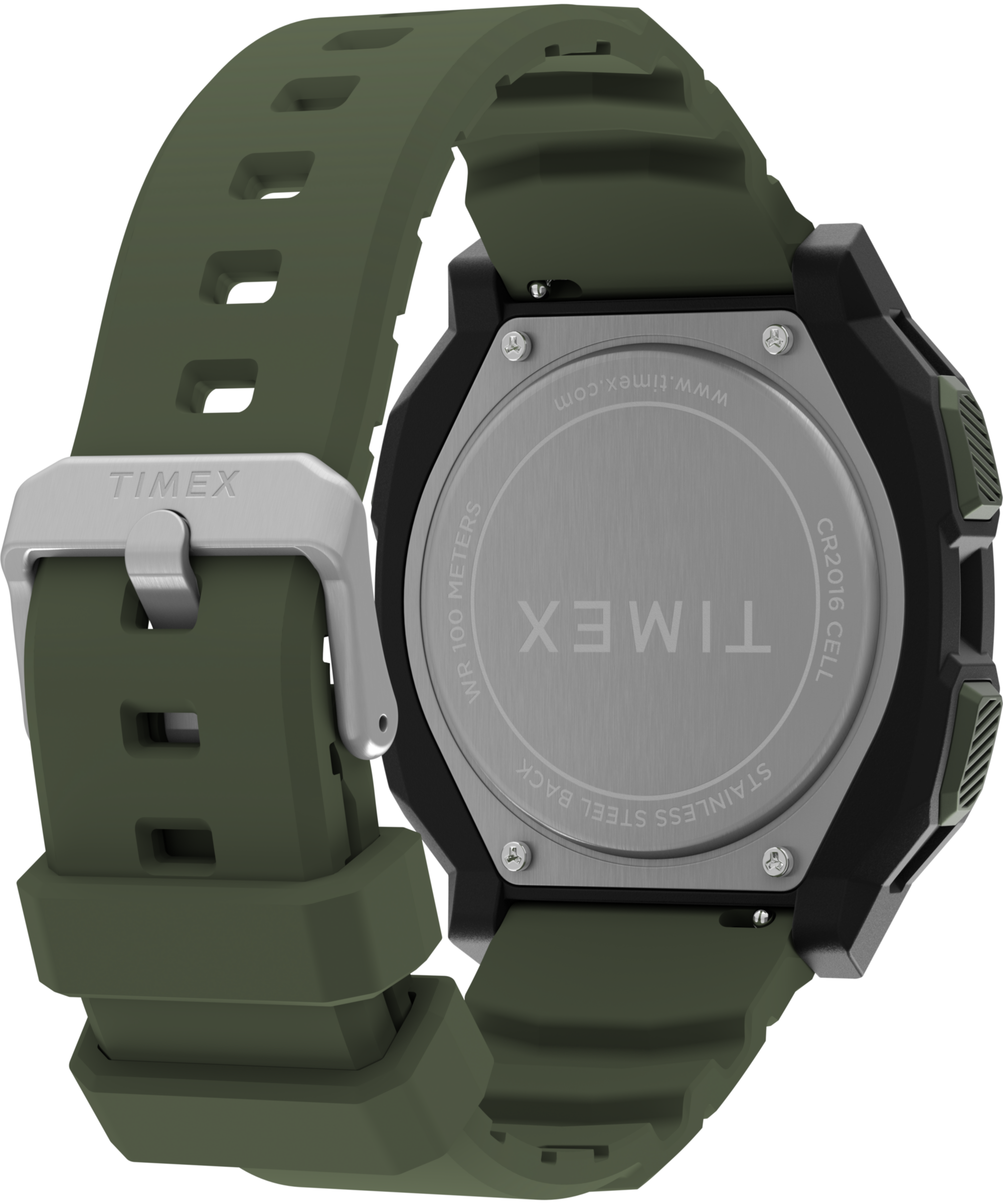 Timex Chronograph »RIDGE« Quarzuhr, Armbanduhr, Herrenuhr, Silikonarmband, Stoppfunktion,digital