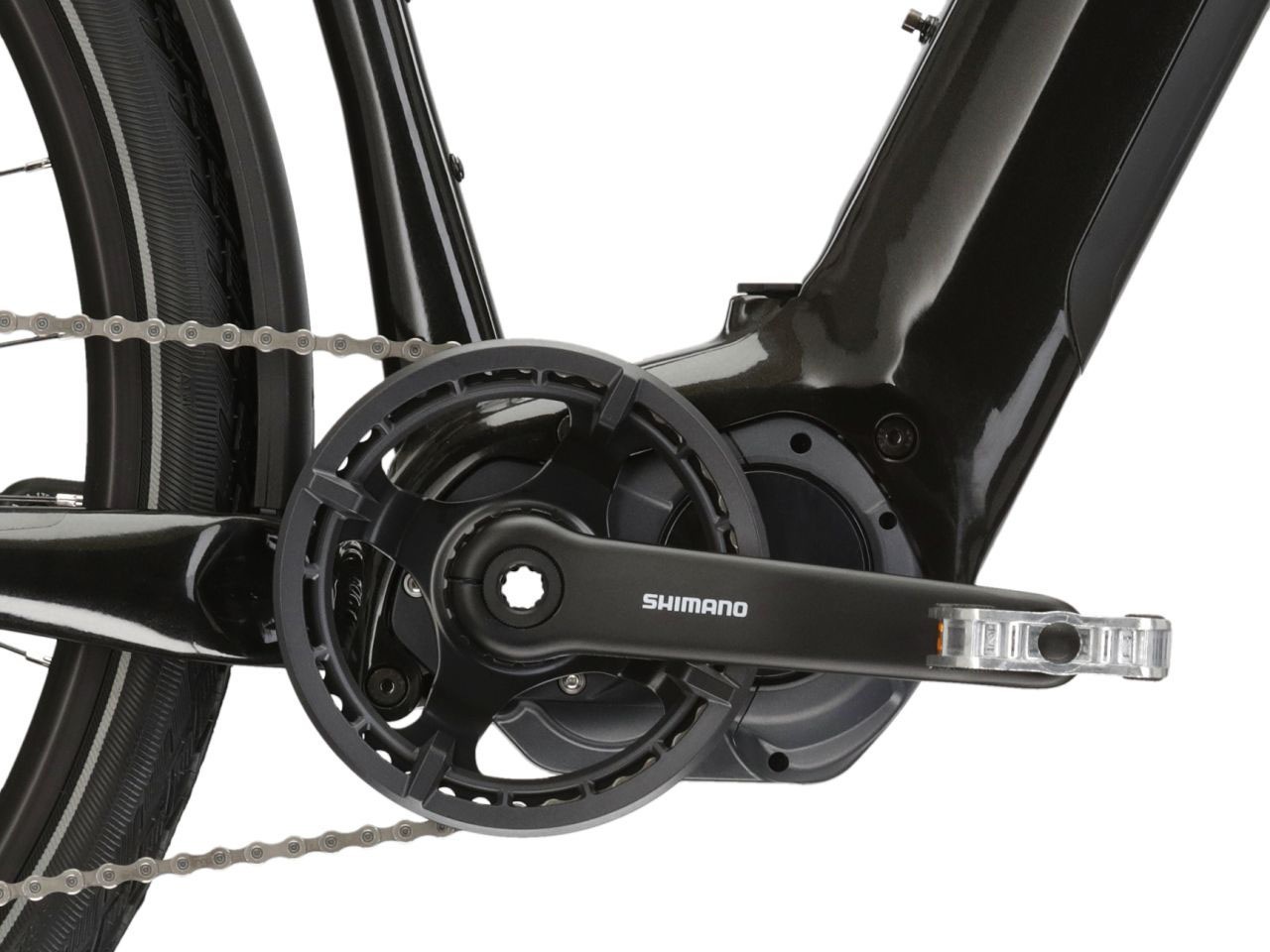 Kross »E-Trekkingrad Trans Hybrid 6.0 28 Zoll schwarz« 10 Gang Shimano DEORE XT T8000 Schaltwerk Kettenschaltung Mittelmotor 250 W Pedelec, Elektrofahrrad für Herren