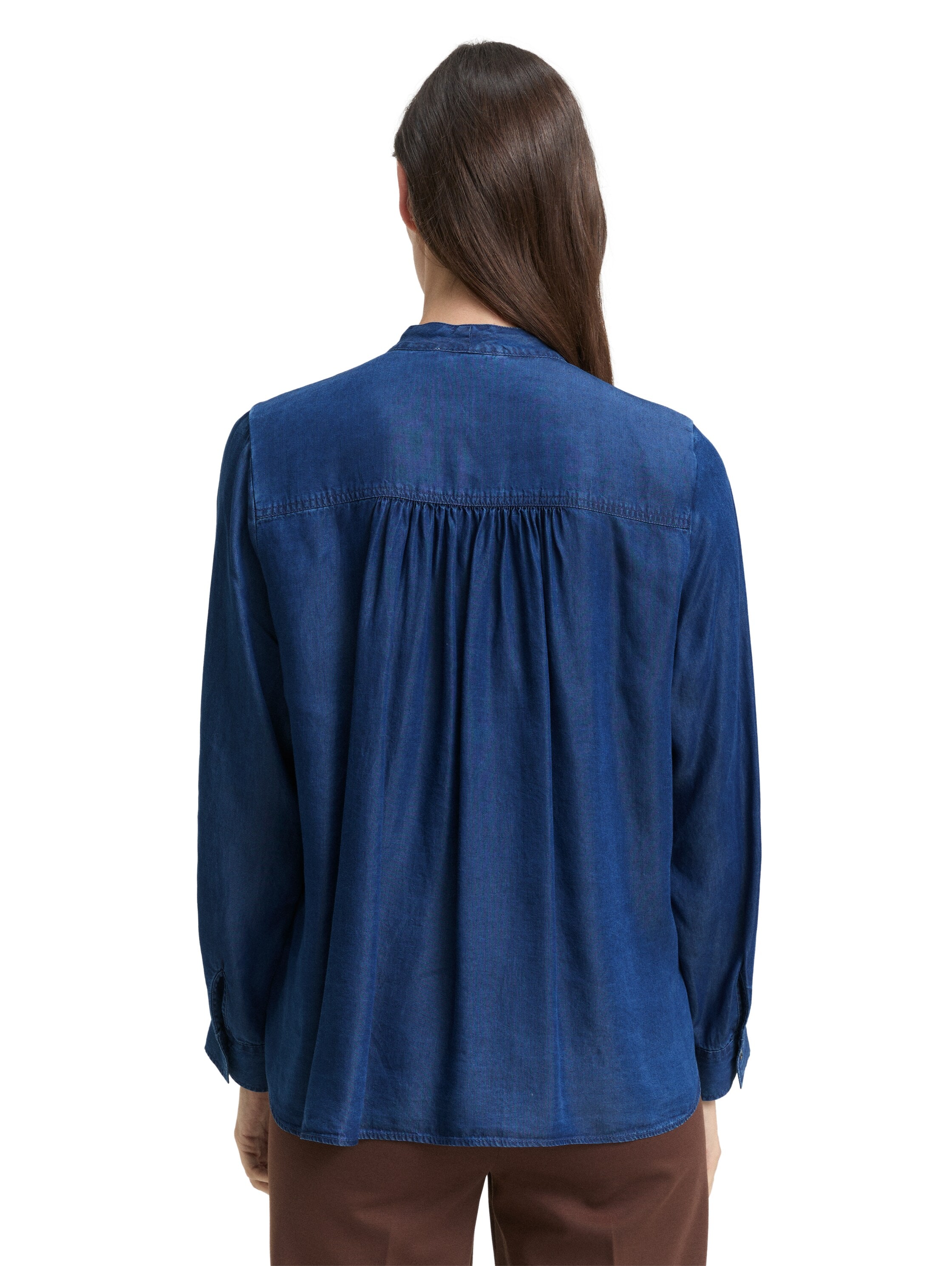 TOM TAILOR Hemdbluse mit Schleife am Kragen