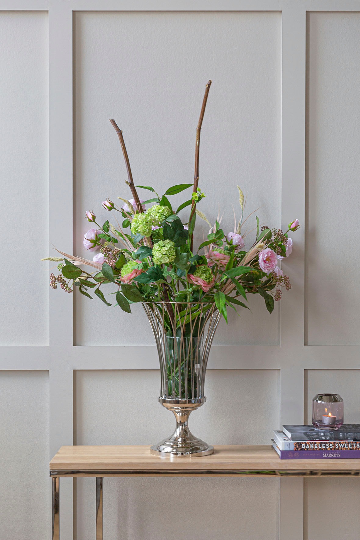 Fink Windlicht »ALLEGRA« Kerzenhalter aus Edelstahl und Glas günstig online kaufen