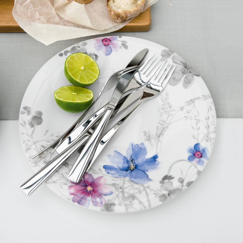 Villeroy & Boch Speiseteller »Speiseteller Mariefleur Gris Basic ø 26,8 cm bunt«