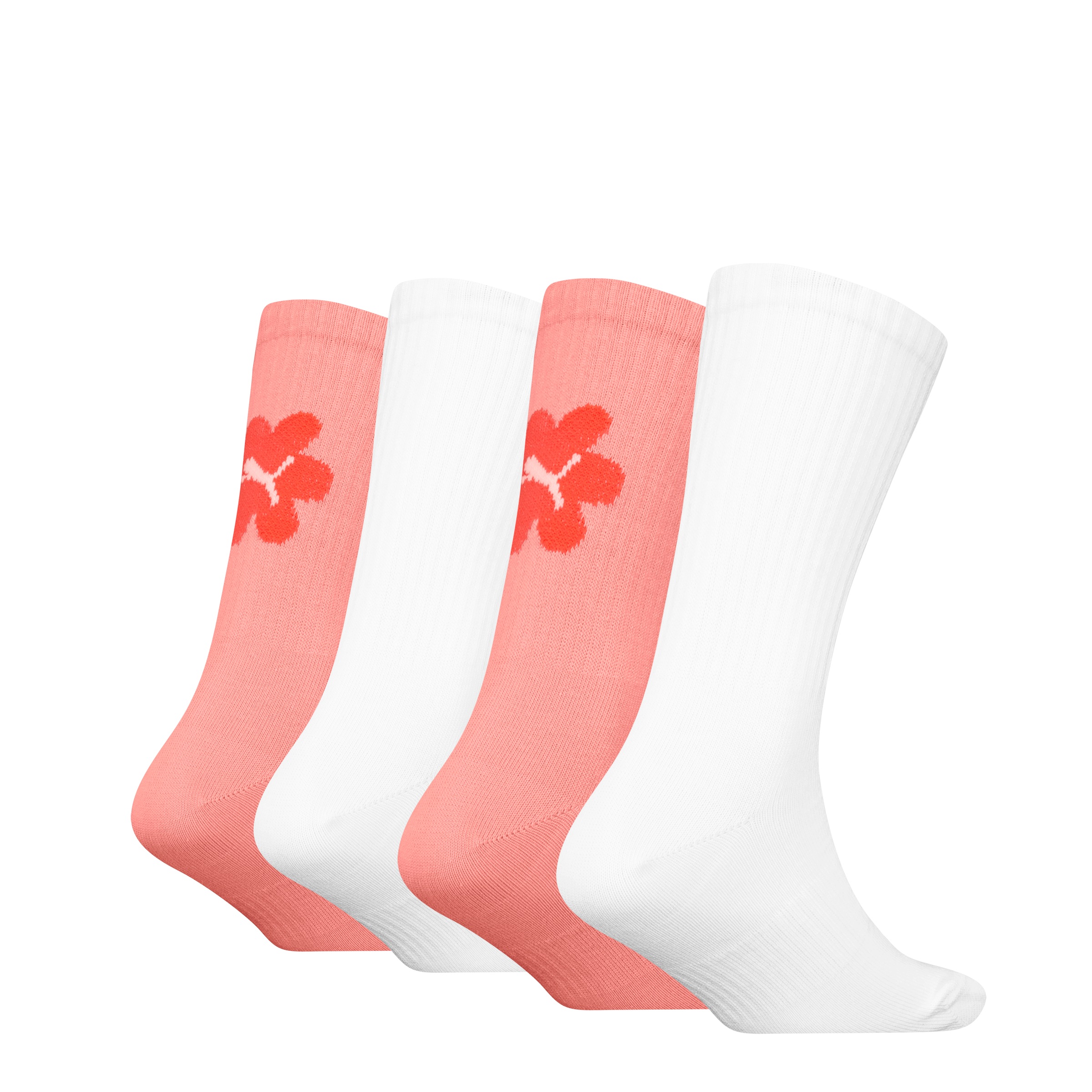 PUMA Kurzsocken, (4er Pack), mit frischer Farbgebung