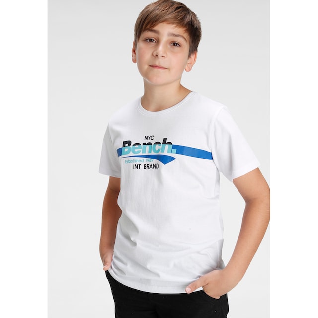 Bench. T-Shirt, Frontdruck im kaufen Online-Shop