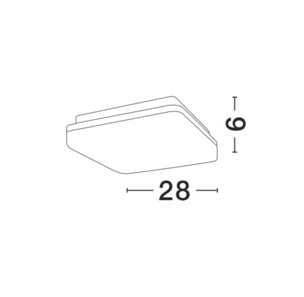 Nova Luce Außen-Wandleuchte »TOMMY« LED-Modul 1 Stk. Warmweiß