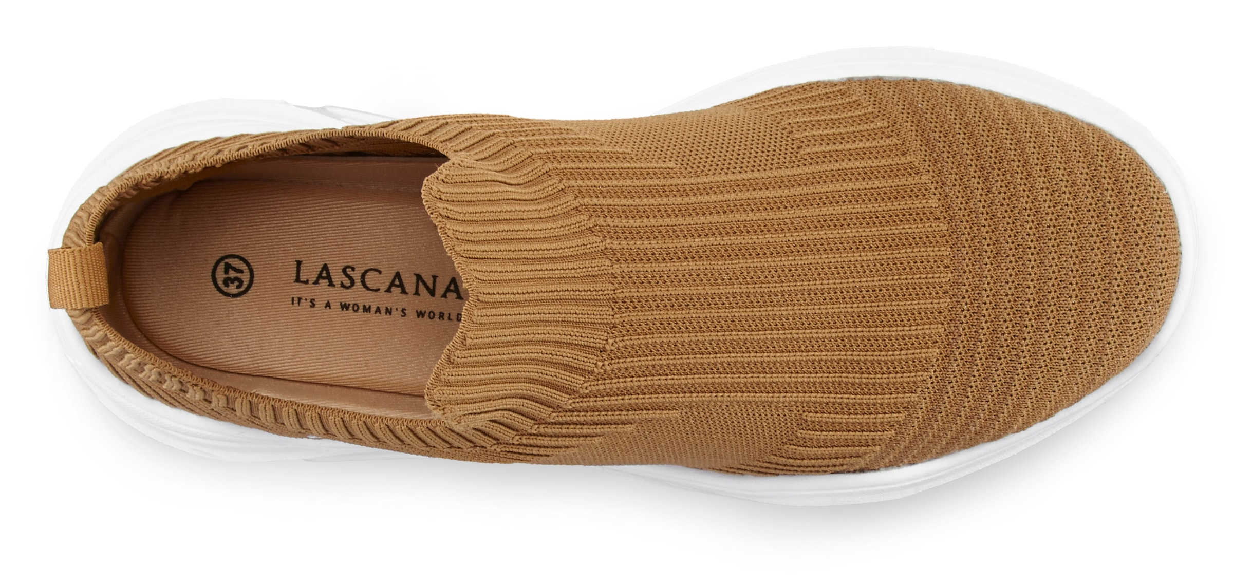 LASCANA Sneaker, Slip-On-Sneaker, Halbschuh, Slipper, Freizeitschuh VEGAN