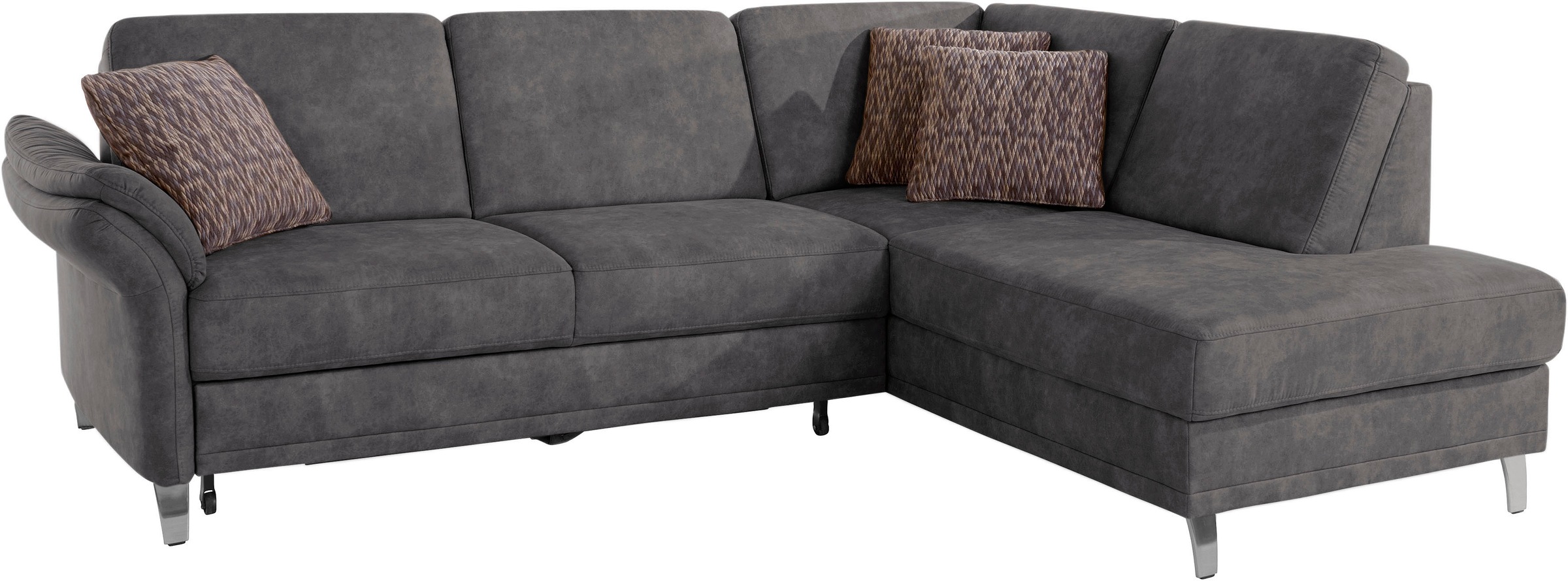 sit&more Ecksofa »Clio L-Form«, wahlweise mit Bettfunktion und Bettkasten, inklusive Federkern