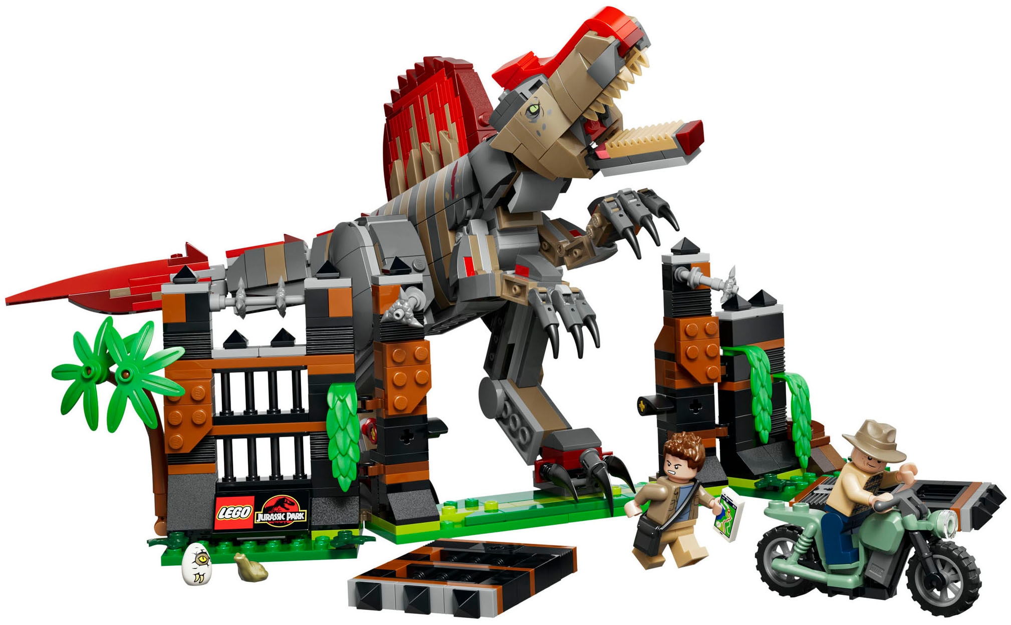 LEGO® Konstruktionsspielsteine »Flucht des Spinosaurus (77982), LEGO Jurassic World« Made in Europe