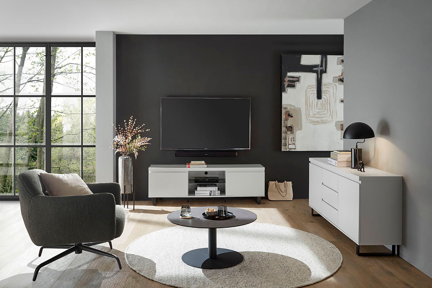 MCA furniture Sideboard »AUSTIN Sideboard«, Türen mit Dämpfung