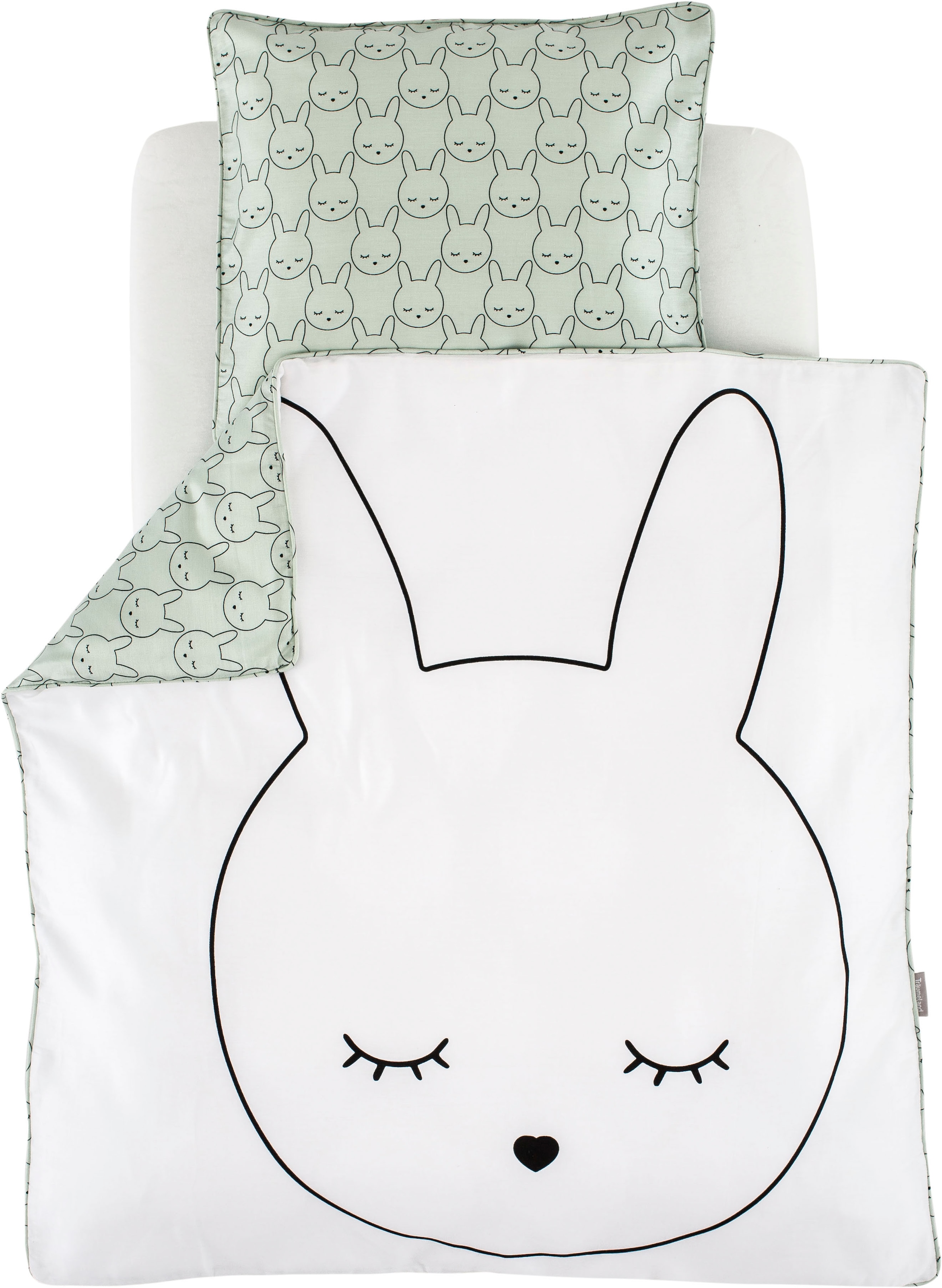 Träumeland Babybettwäsche »kuschelweiche Bettwäsche Kuschelhase« günstig online kaufen