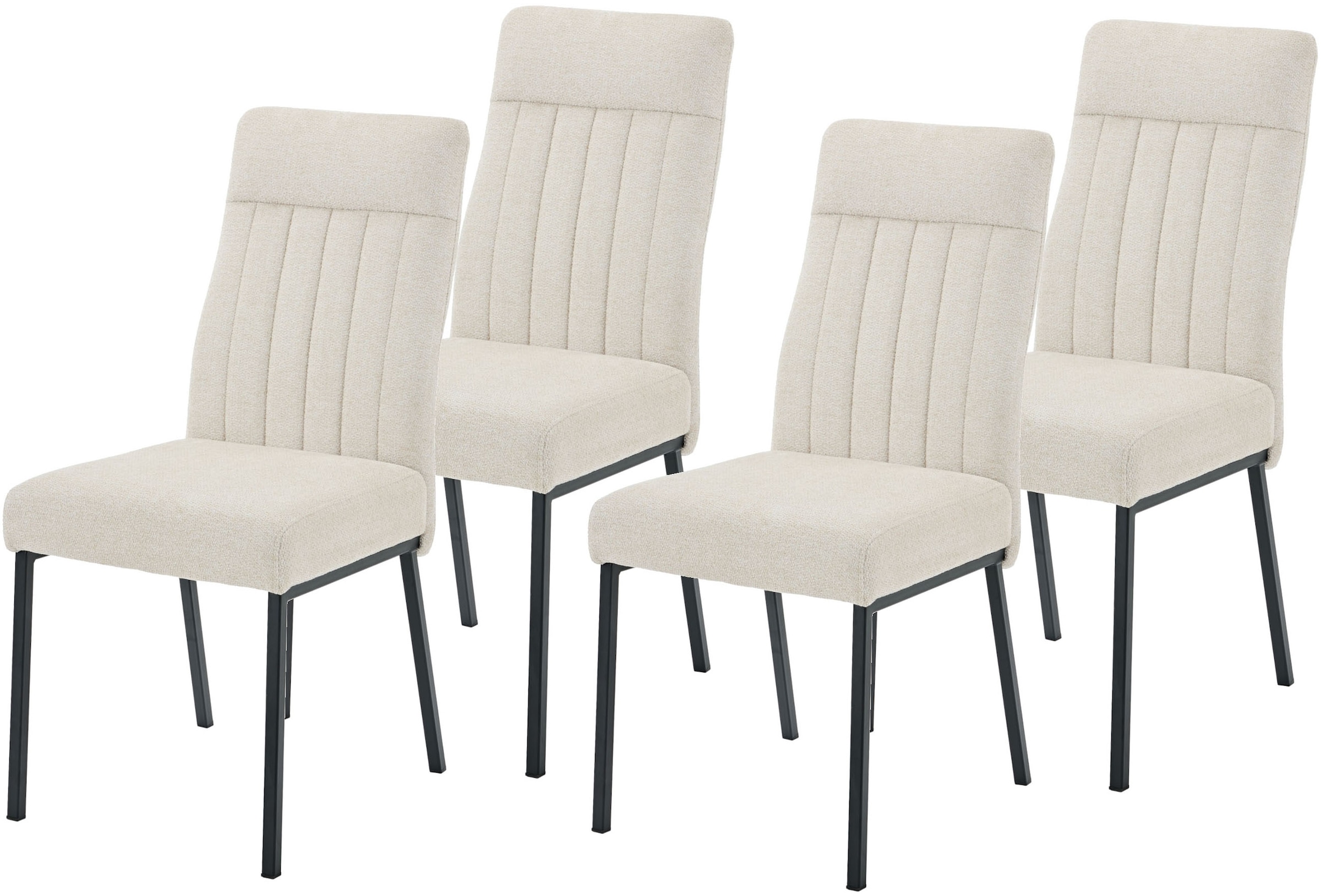 HELA 4-Fußstuhl »CATANIA« (Set) 4 Stk.4-Fuß, Federkorb, Vierkantrohrgestell günstig online kaufen