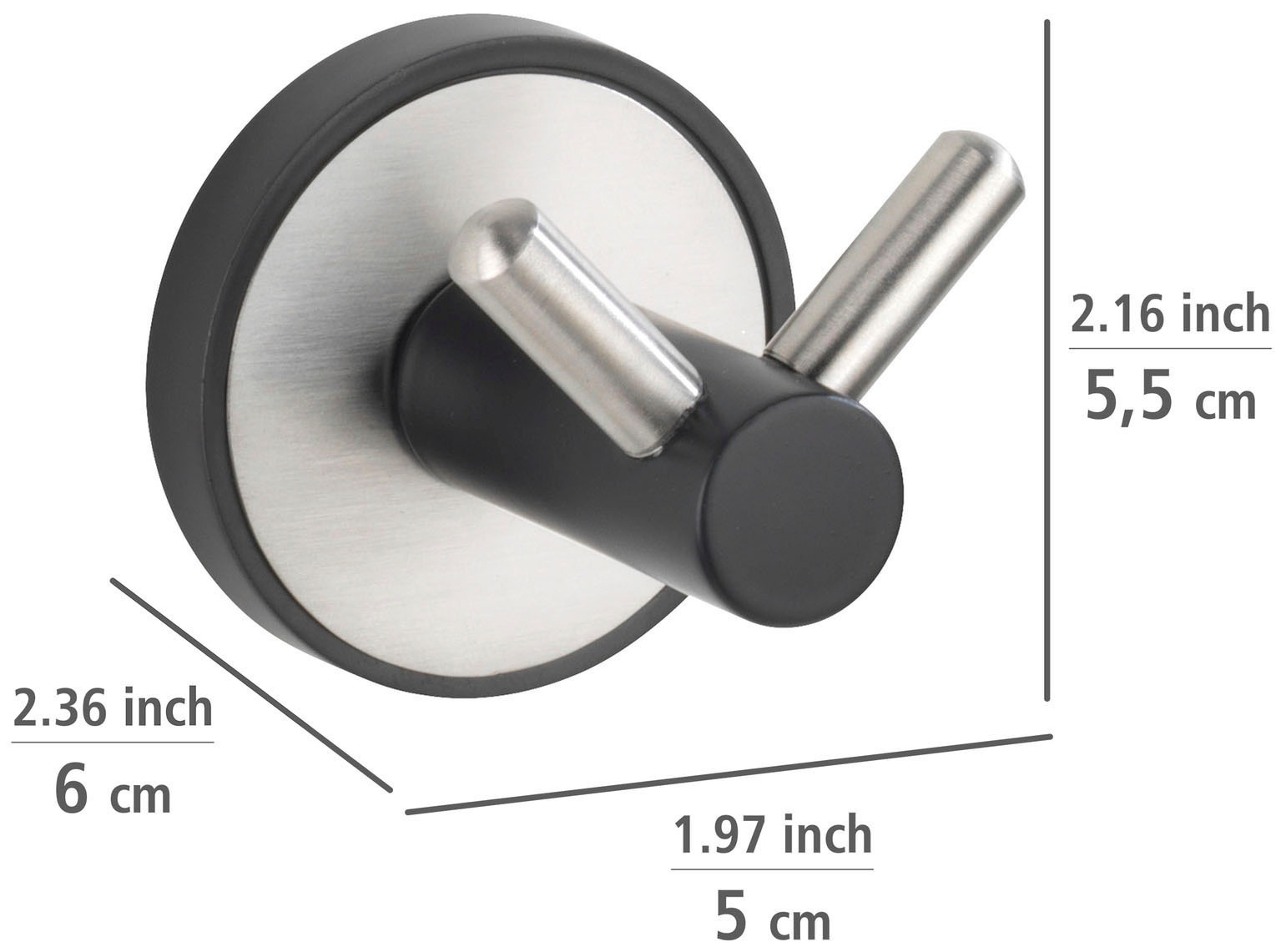 WENKO Doppelhaken »UV-Loc® Udine« ohne Bohren
