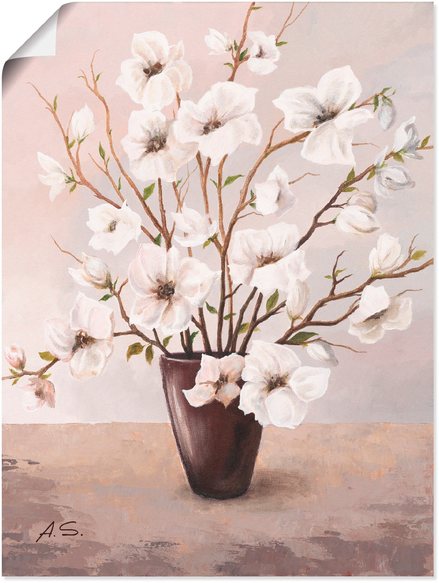 Artland Wandbild »Magnolien«, Blumen, (1 Wandaufkleber Größen Leinwandbild, St.), Alubild, als Rechnung oder in auf versch. Poster kaufen