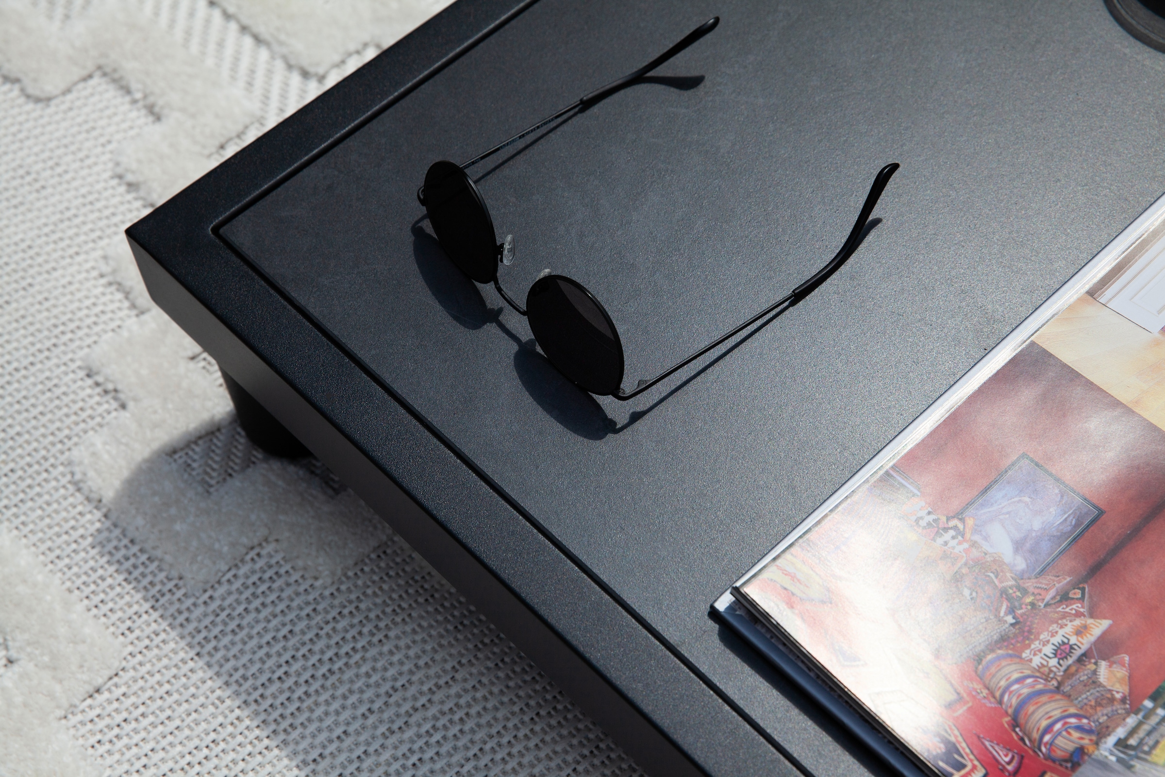 SCHÖNER WOHNEN-Kollektion Teppich »Summer 6352« rechteckig 6 mm Höhe In- und Outdoor geeignet, Hoch Tief Struktur, Robuster Teppich