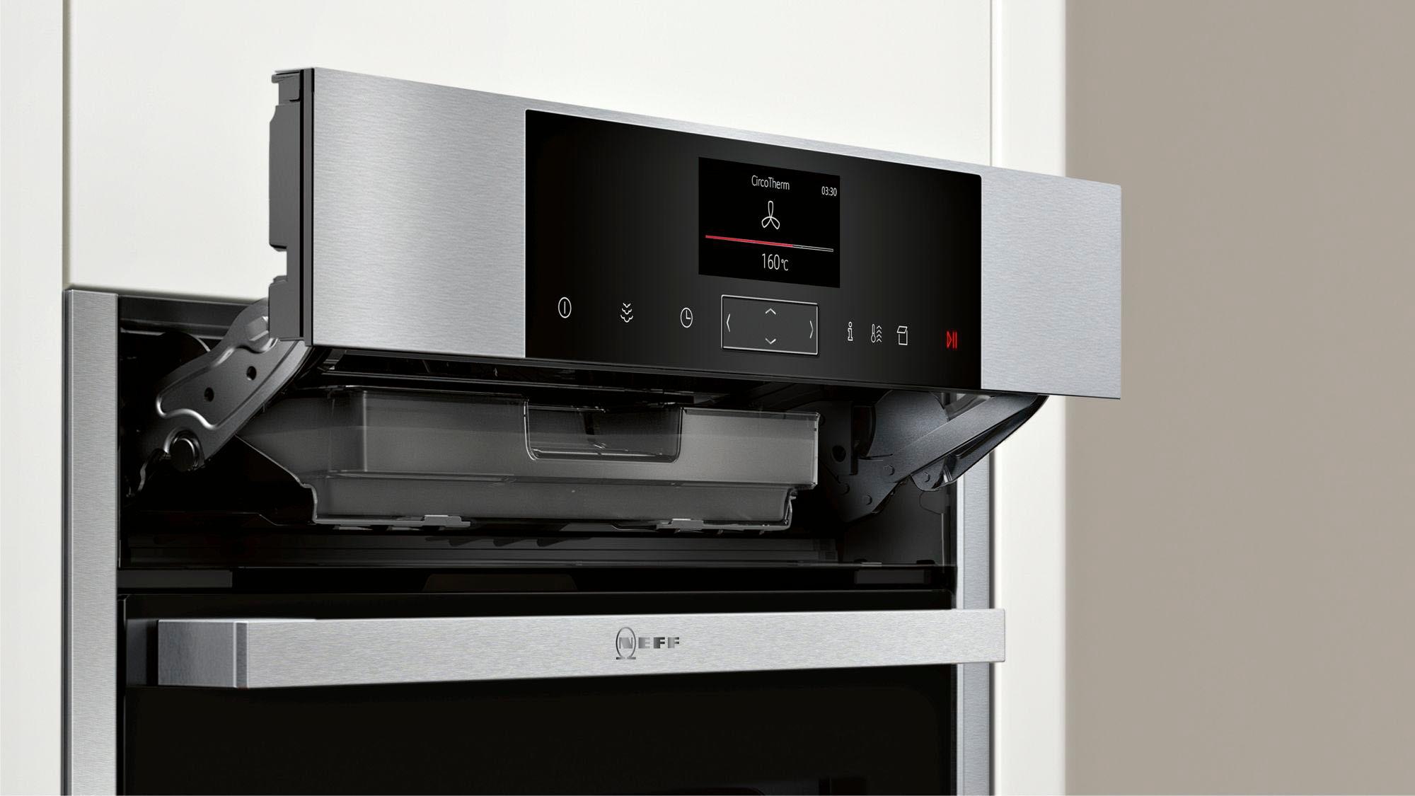 11. Bild von NEFF Dampfbackofen »B15FS22N0«, N 90, B15FS22N0, mit Teleskopauszug nachrüstbar, easyClean, FullSteam® - Volldampf