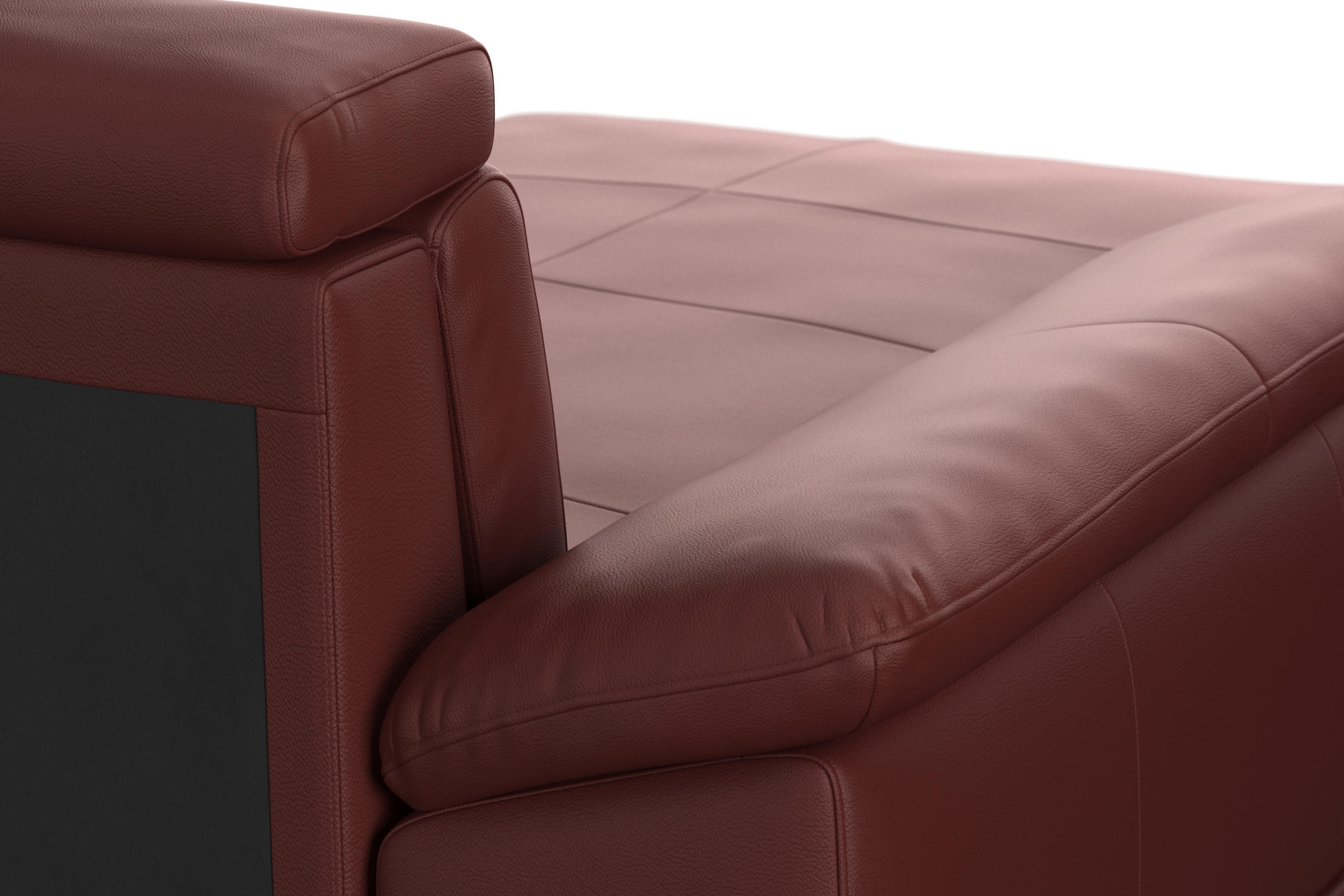 sit&more Wohnlandschaft »Cabrio U-Form, mit Sitztiefenverstellung, Arm- und Kopfteilverstellung«, 3 Nierenkissen, Federkern, optional Bettfunktion und Stauraum