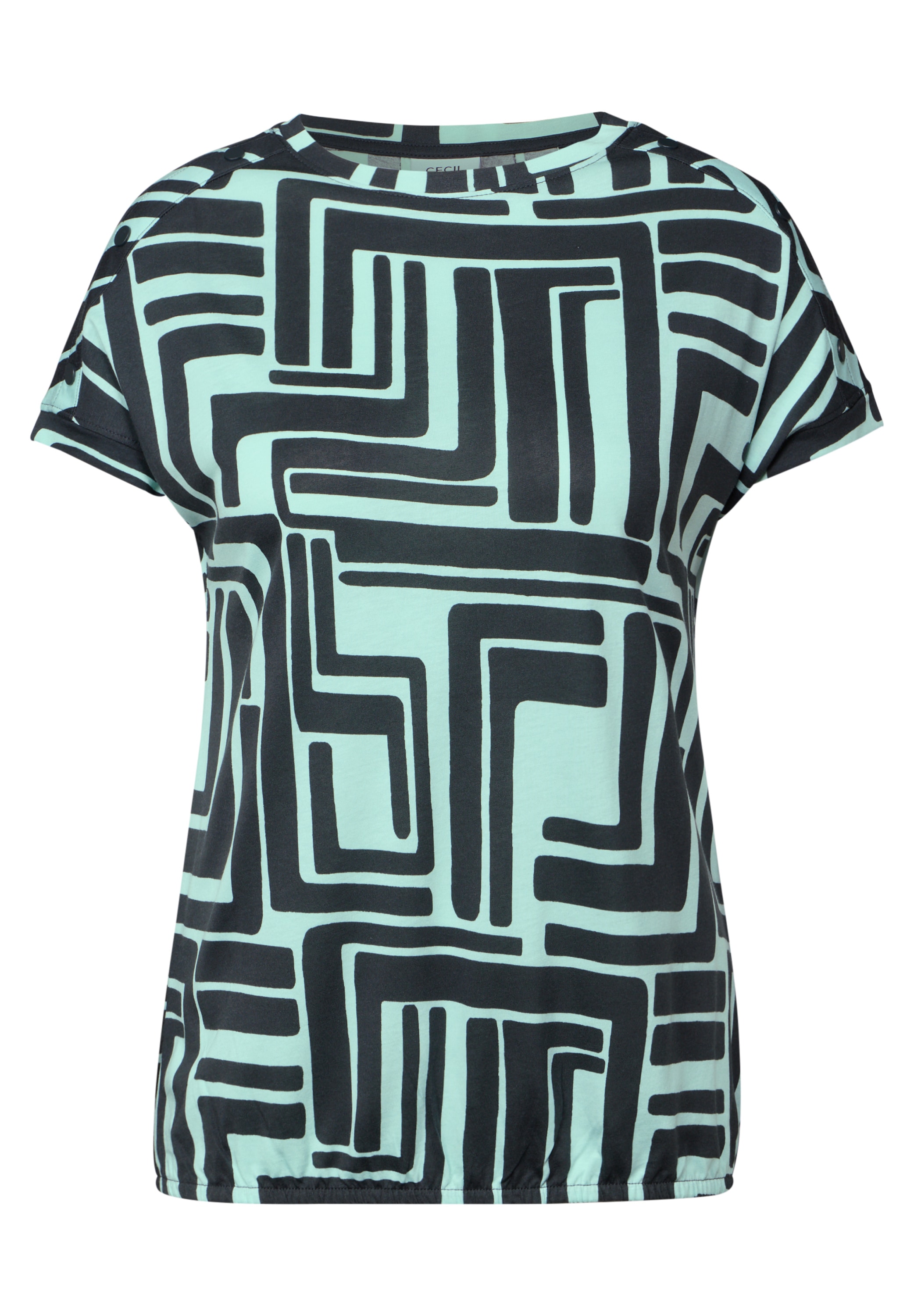 Cecil T-Shirt, mit All-Over Print