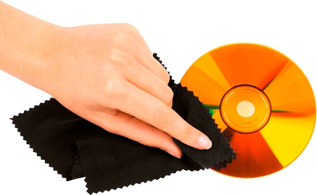 Hama DVD-Hülle »CD-/DVD-/Blu-ray-Tasche 304, Schwarz + Pflegetuch Disc-Tasche«